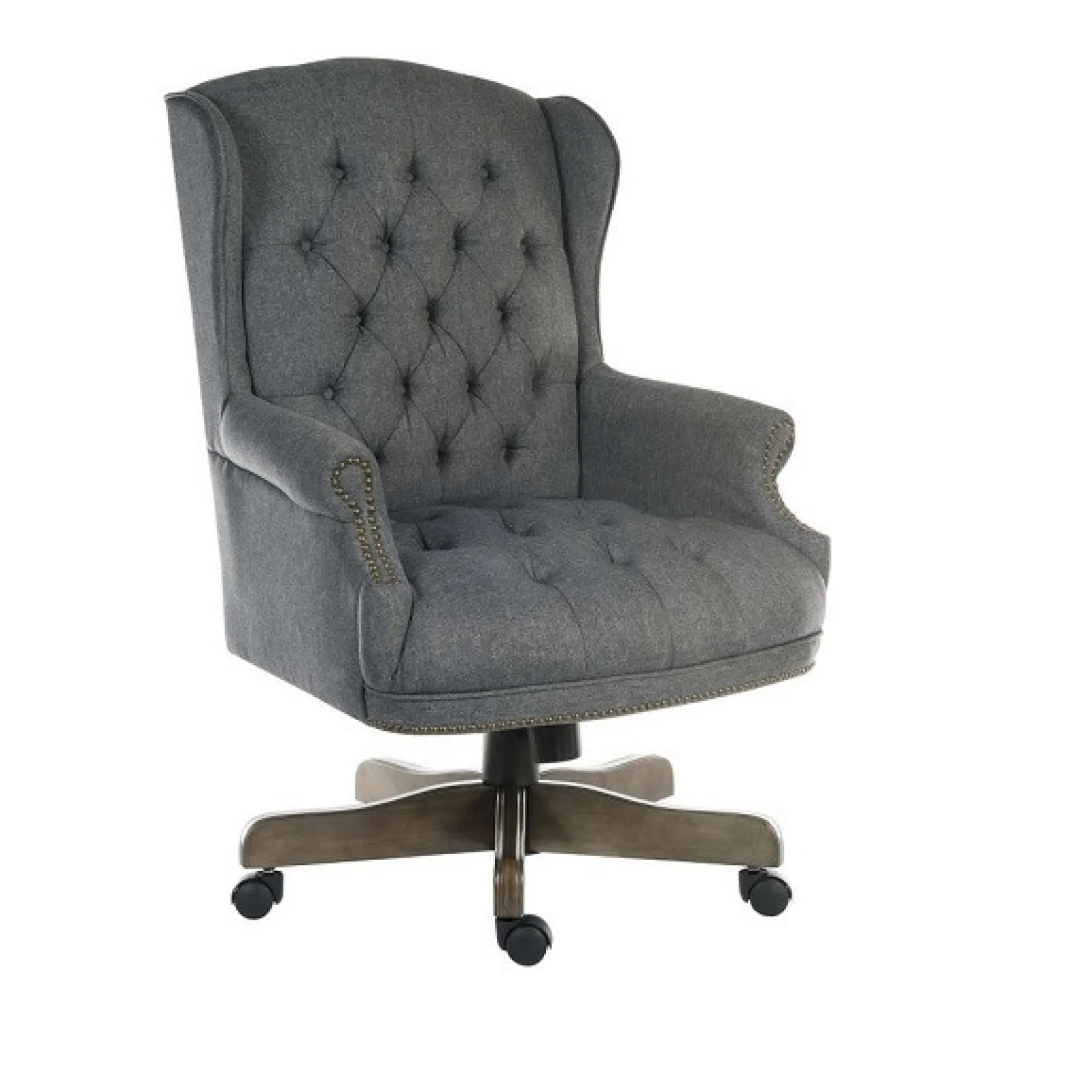 LOF Direct Teknik Chairman Grey Executive Armchair 6927 GY angle