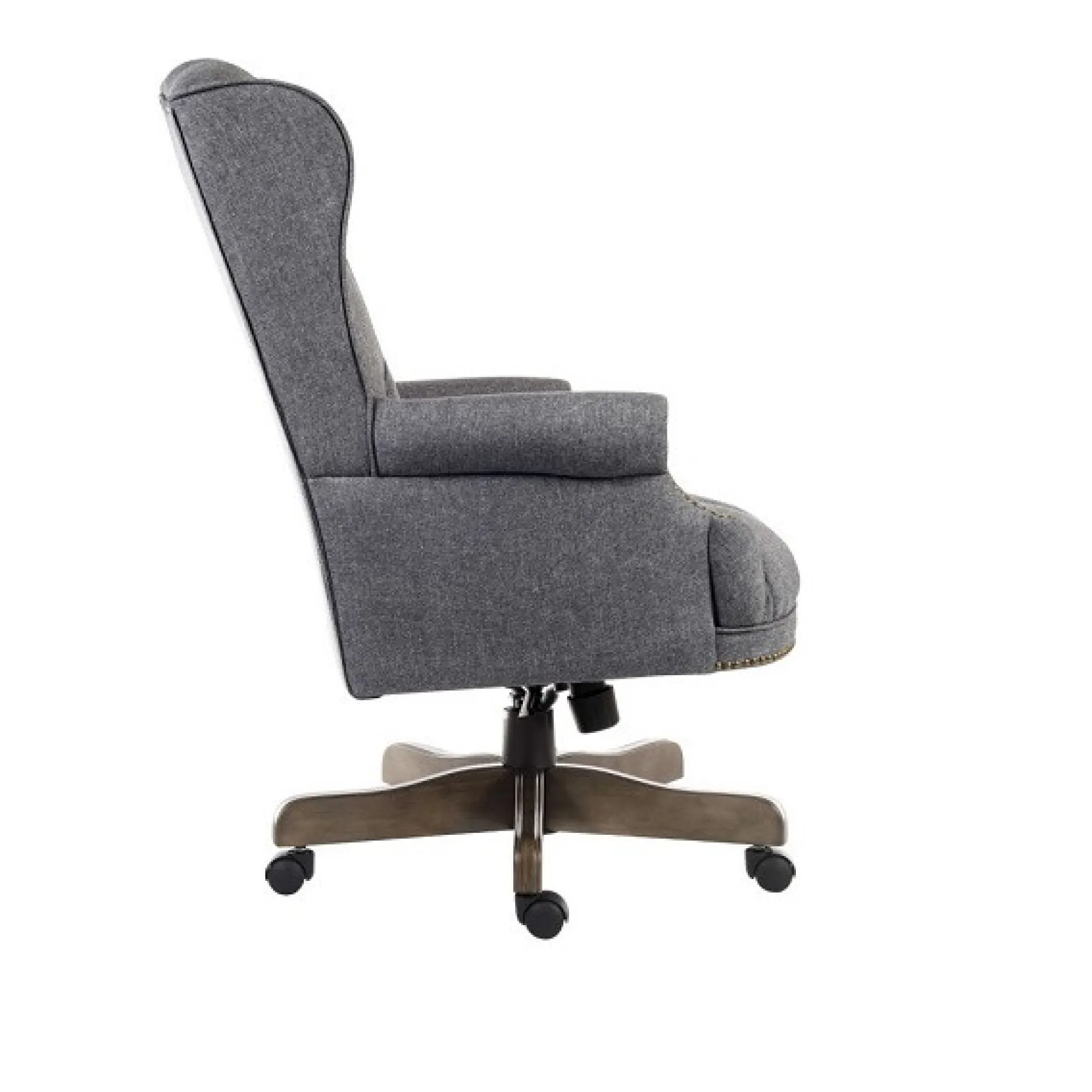 LOF Direct Teknik Chairman Grey Executive Armchair 6927 GY side