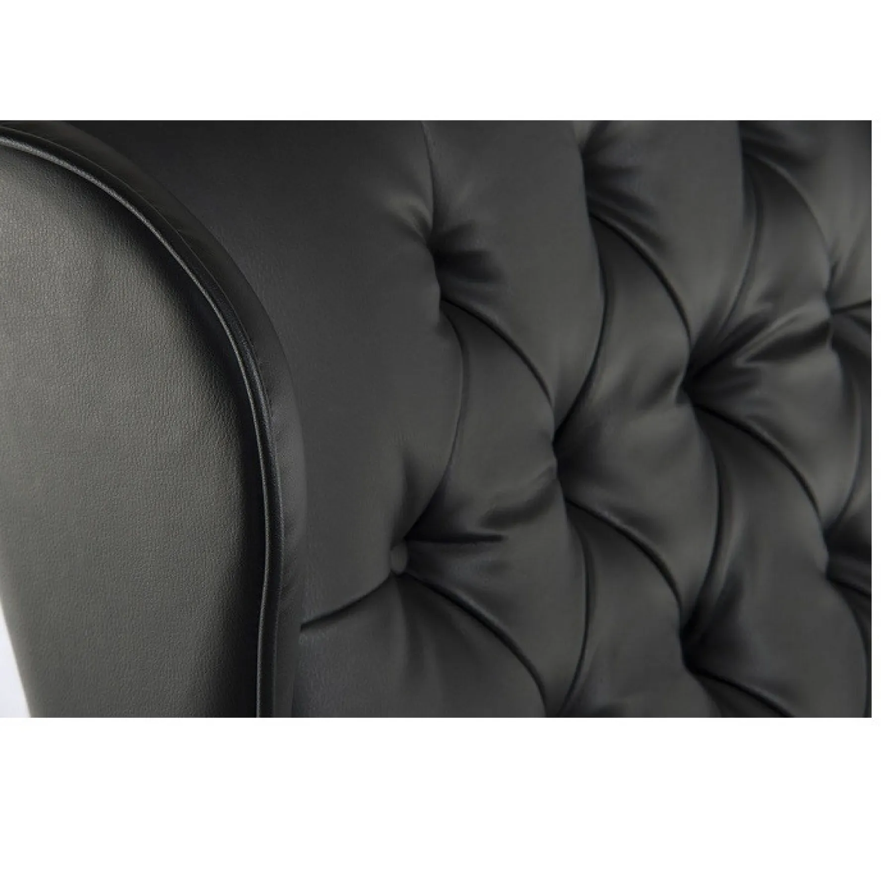 LOF Direct Teknik Chairman Noir Executive Armchair Close Up