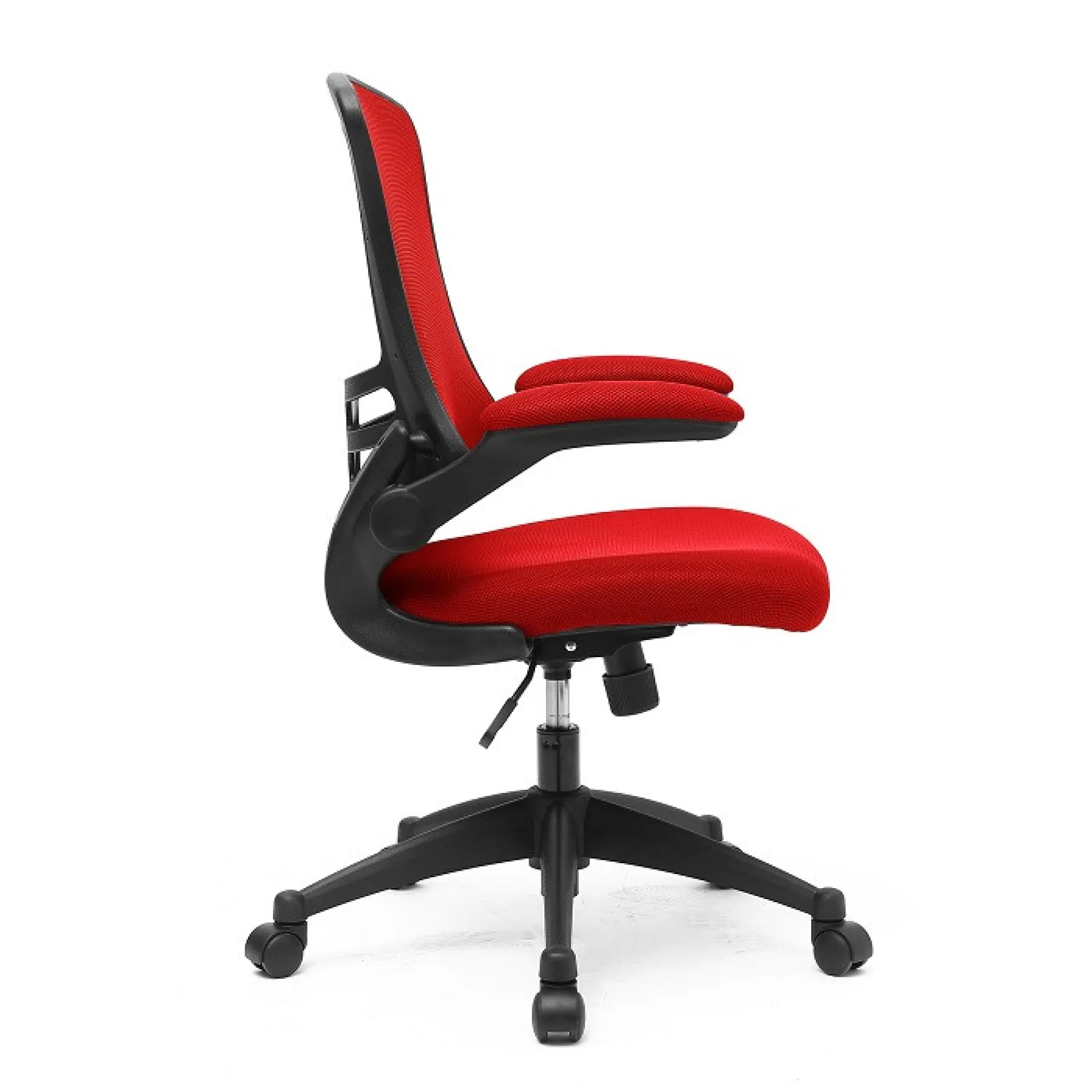 LOF Direct Luna Mesh Chair Red BCM L1302 RD Side