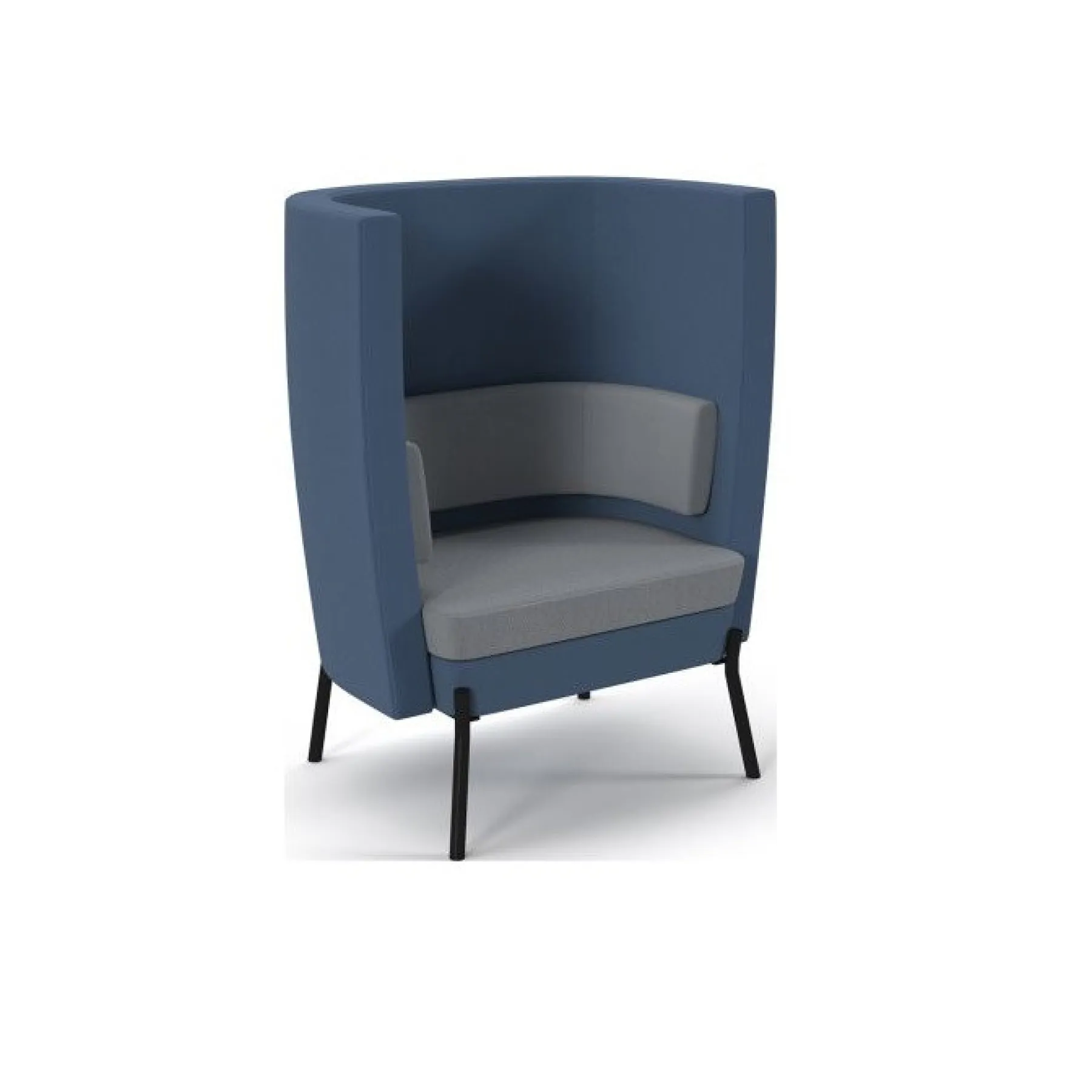 LOF Direct Dams Tilly High Back Single Seater TY HBS1 Blue Grey