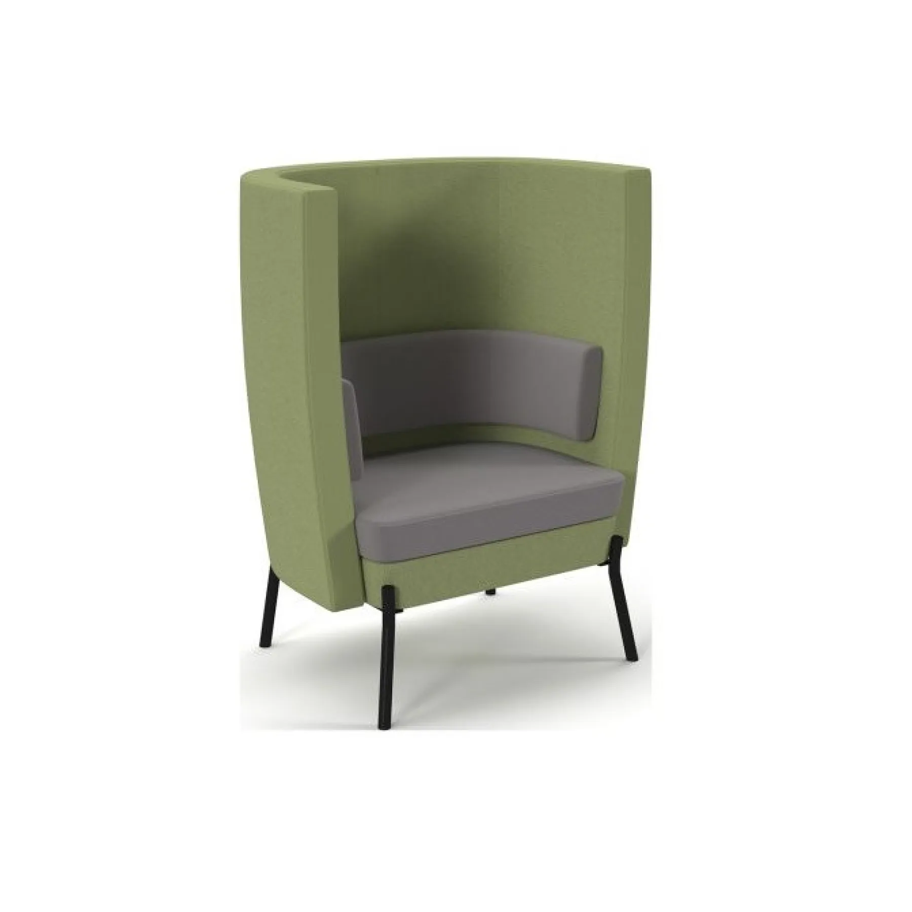 LOF Direct Dams Tilly High Back Single Seater TY HBS1 Green Grey