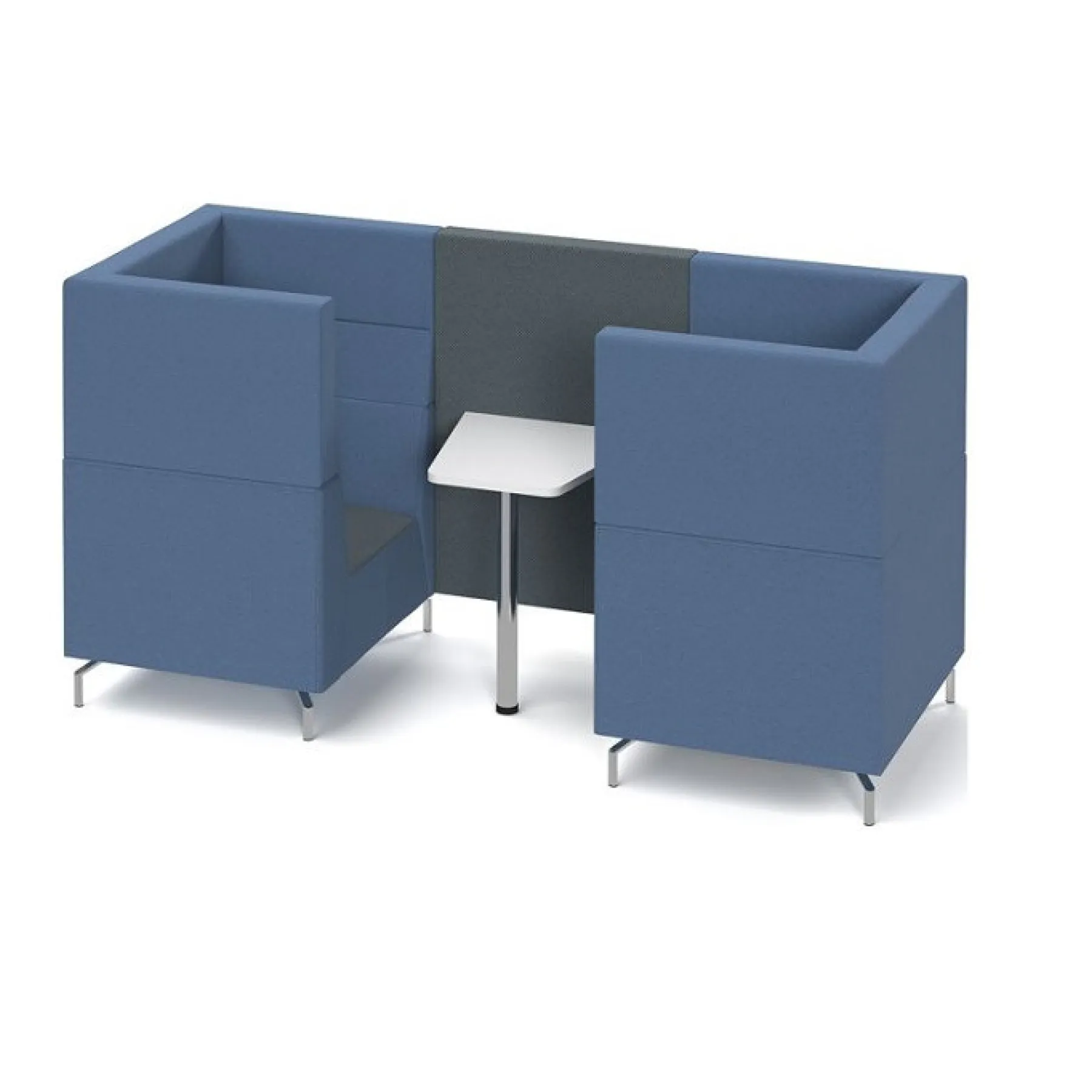 LOF Direct Dams Alban 2 Seat Meeting Pod ALB02 BLUE