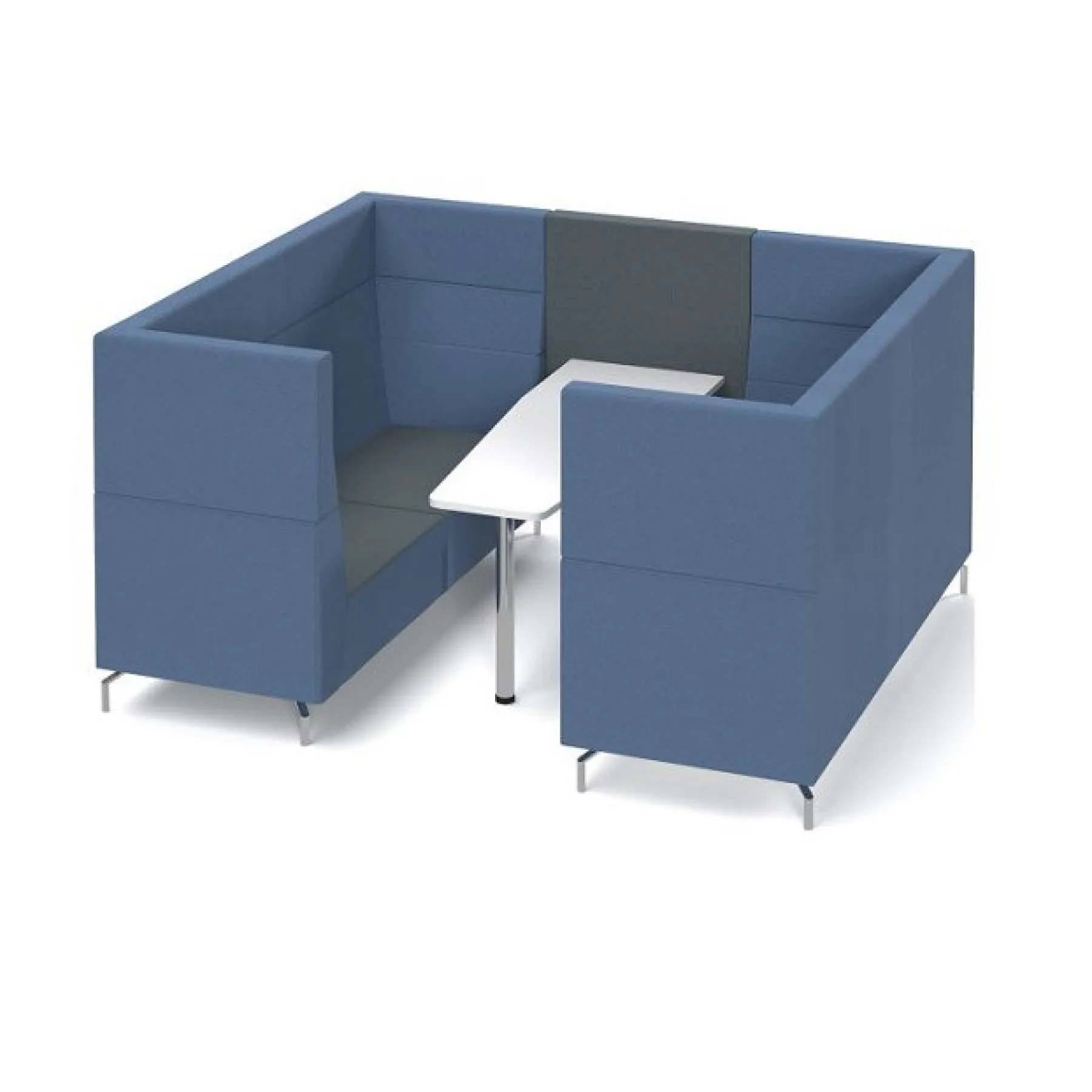 LOF Direct Dams Alban 6 Seat Meeting Pod ALB06 Blue