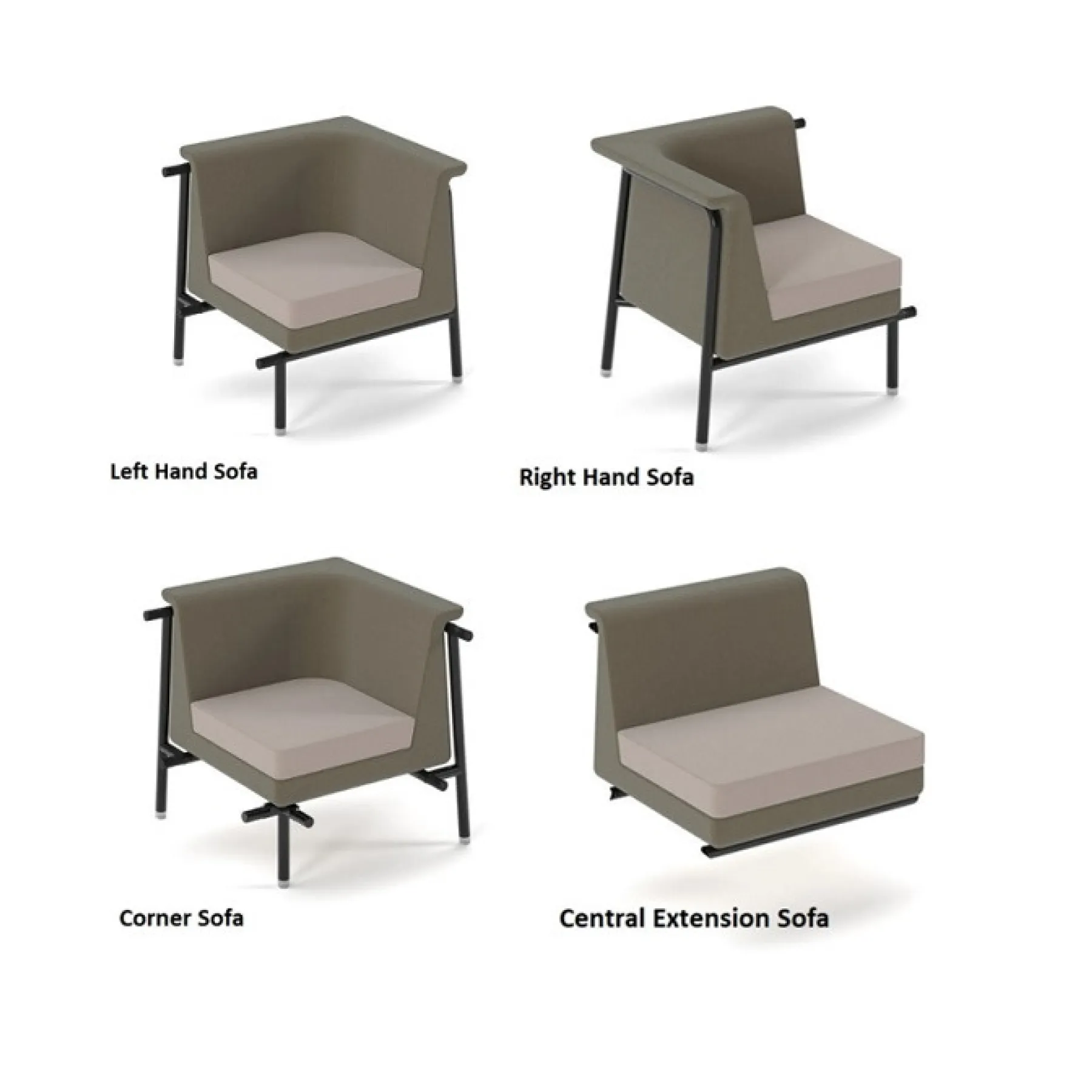 LOF Direct Dams Addison Modular Seating Modules