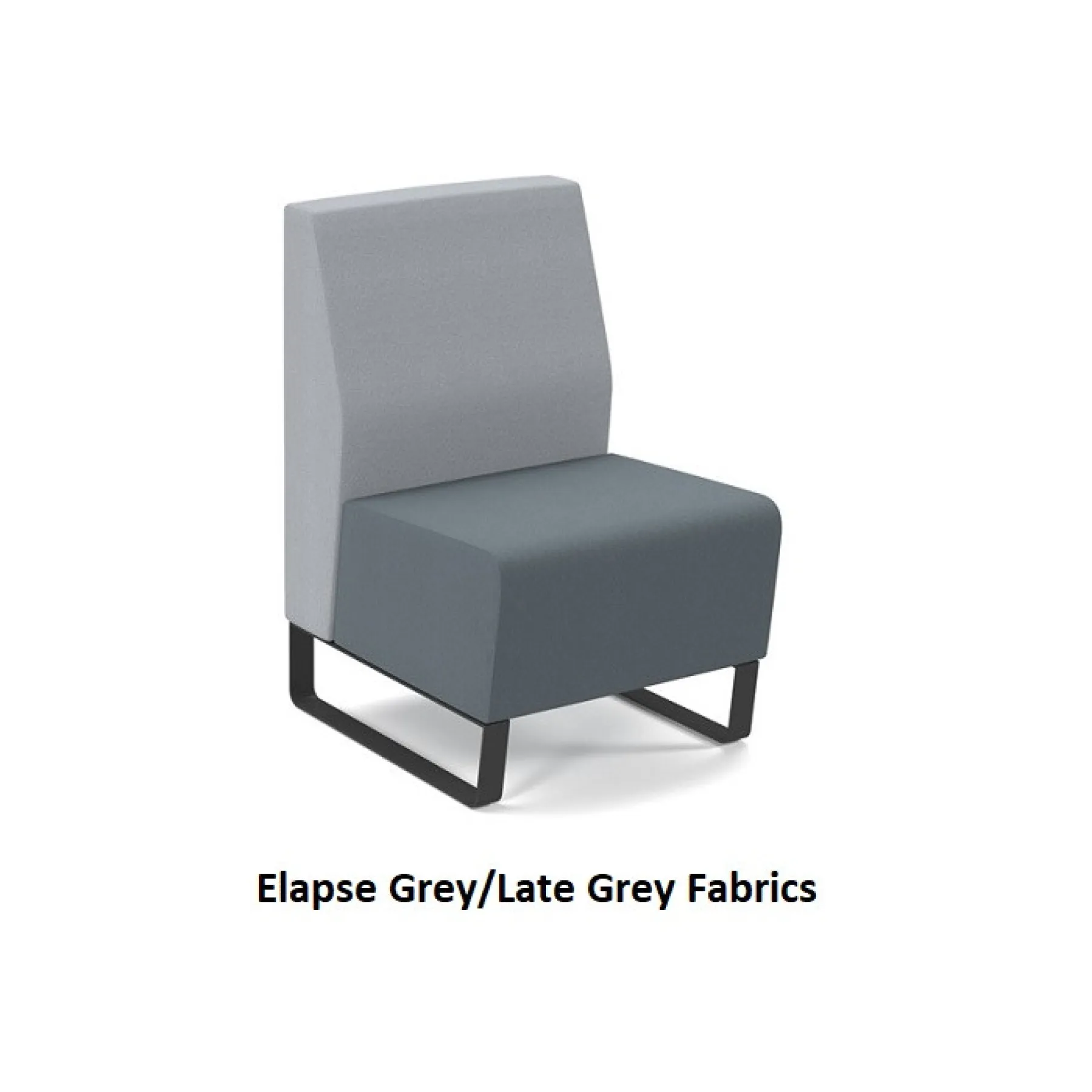 LOF Direct Dams Encore Stocked Modular Seating ENC MOD01 L Elapse Grey Late Grey