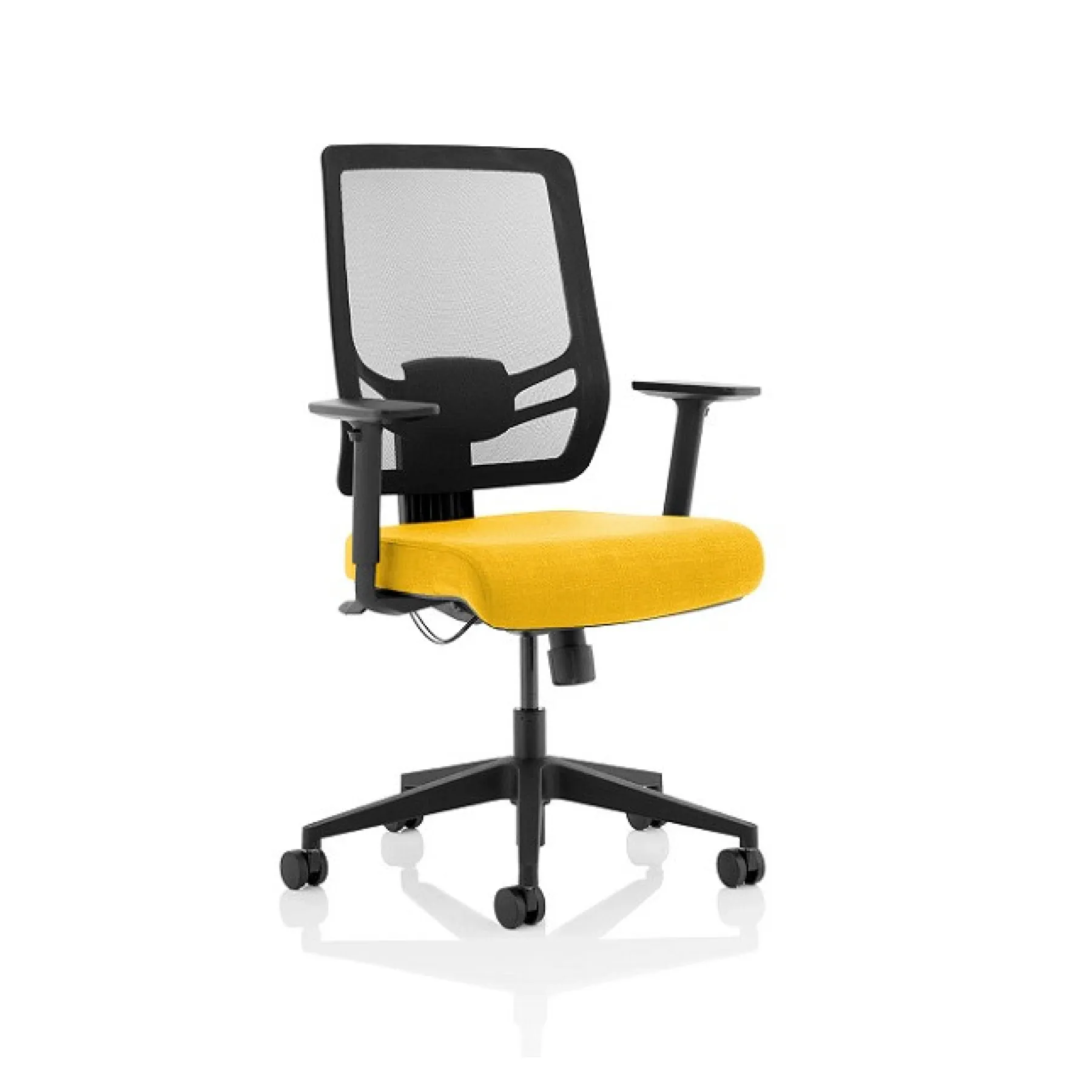 LOF Direct Dynamic Ergo Twist Chair Fabric Yellow