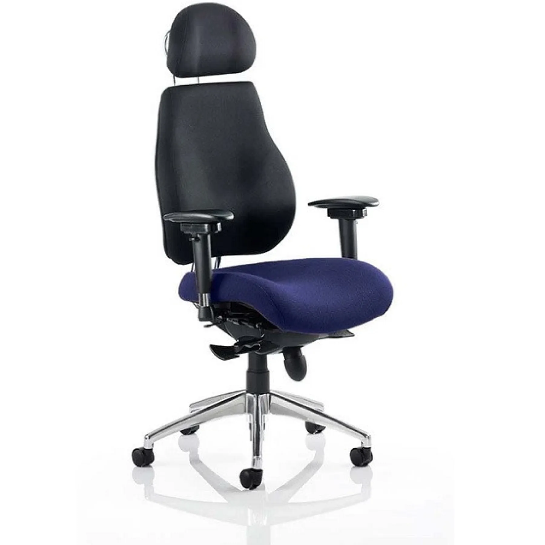 LOF Direct Dynamic Chiro Plus Ultimate Bespoke Fabric Seat Blue