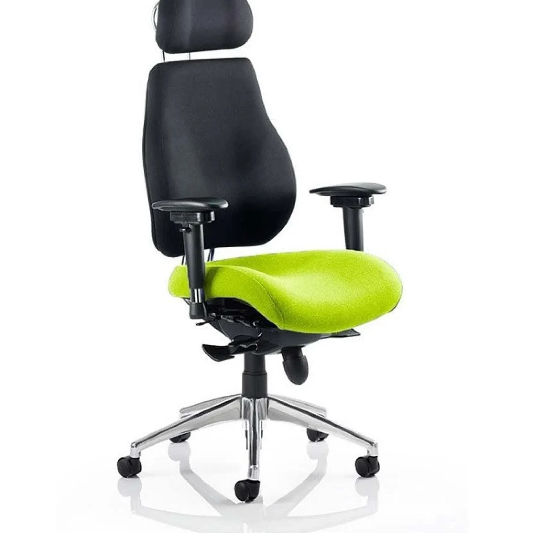 LOF Direct Dynamic Chiro Plus Ultimate Bespoke Fabric Seat Green