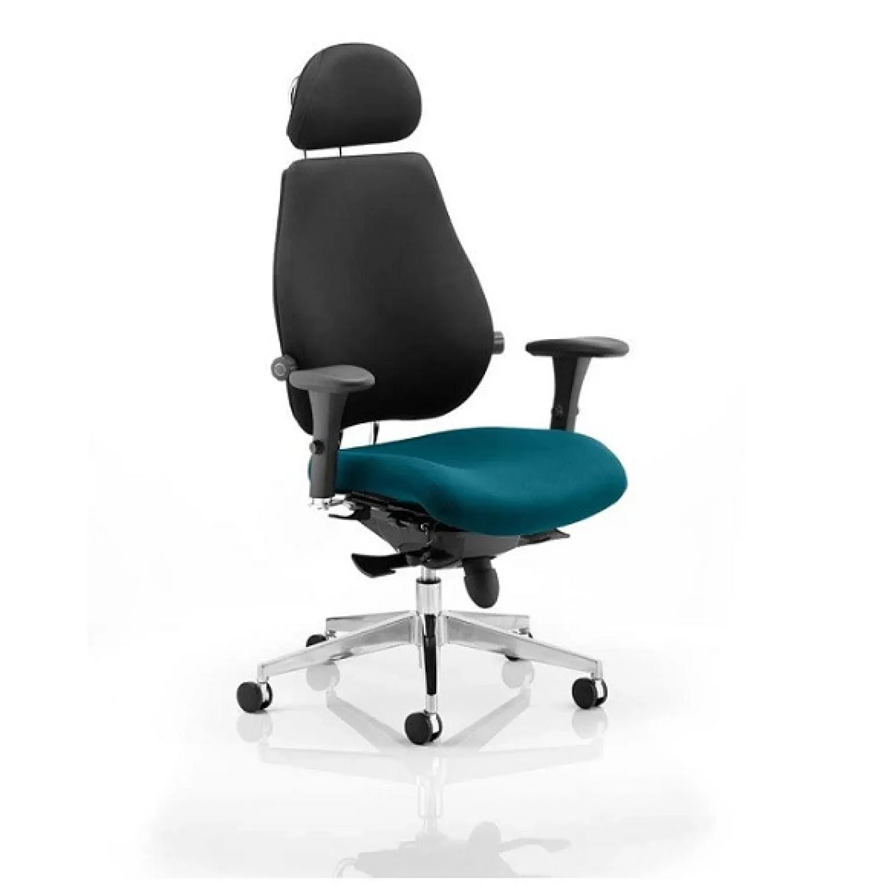 LOF Direct Dynamic Chiro Plus Ultimate Bespoke Fabric Seat Teal