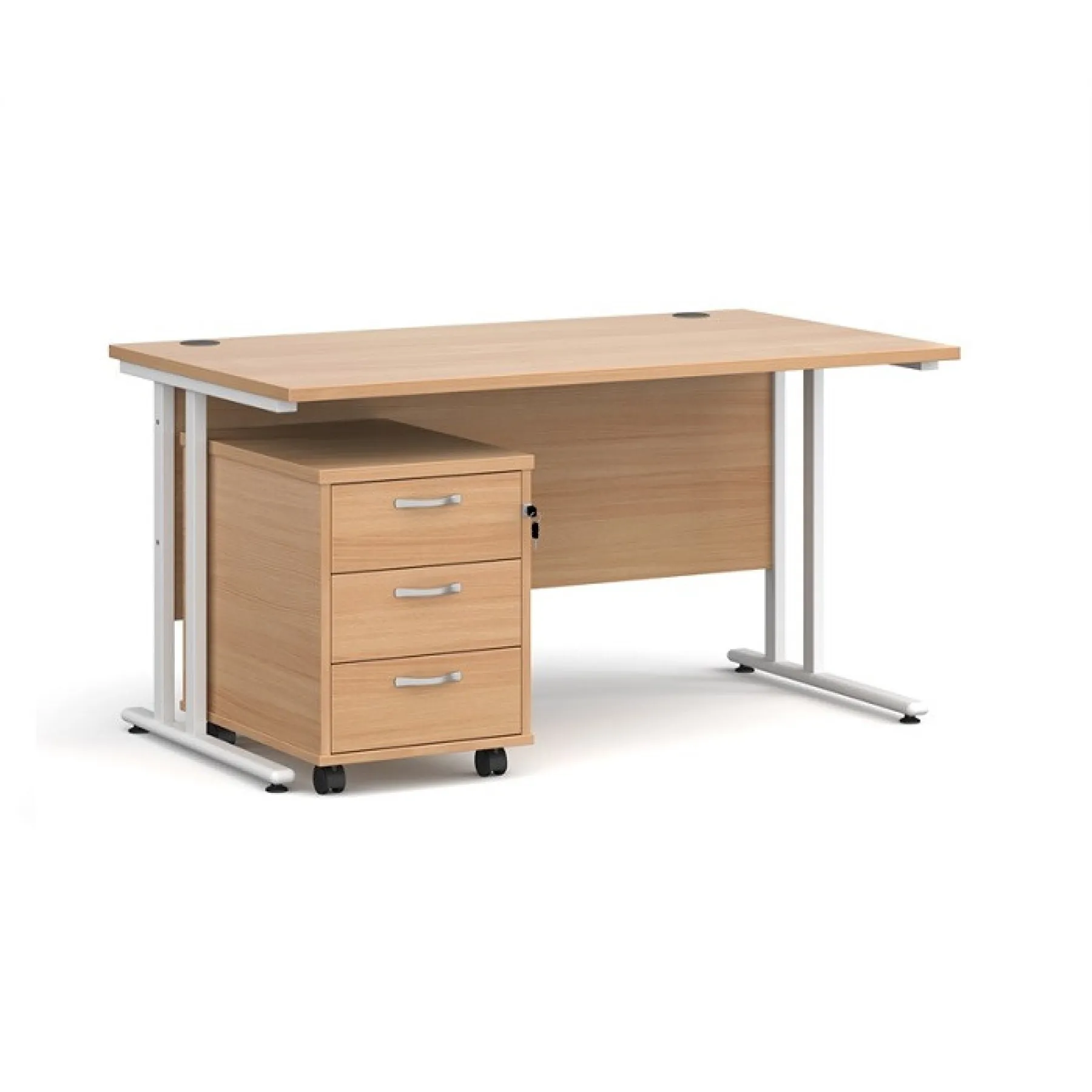 LOF Direct Dams Maestro Desks SBWH314 B Beech Desk