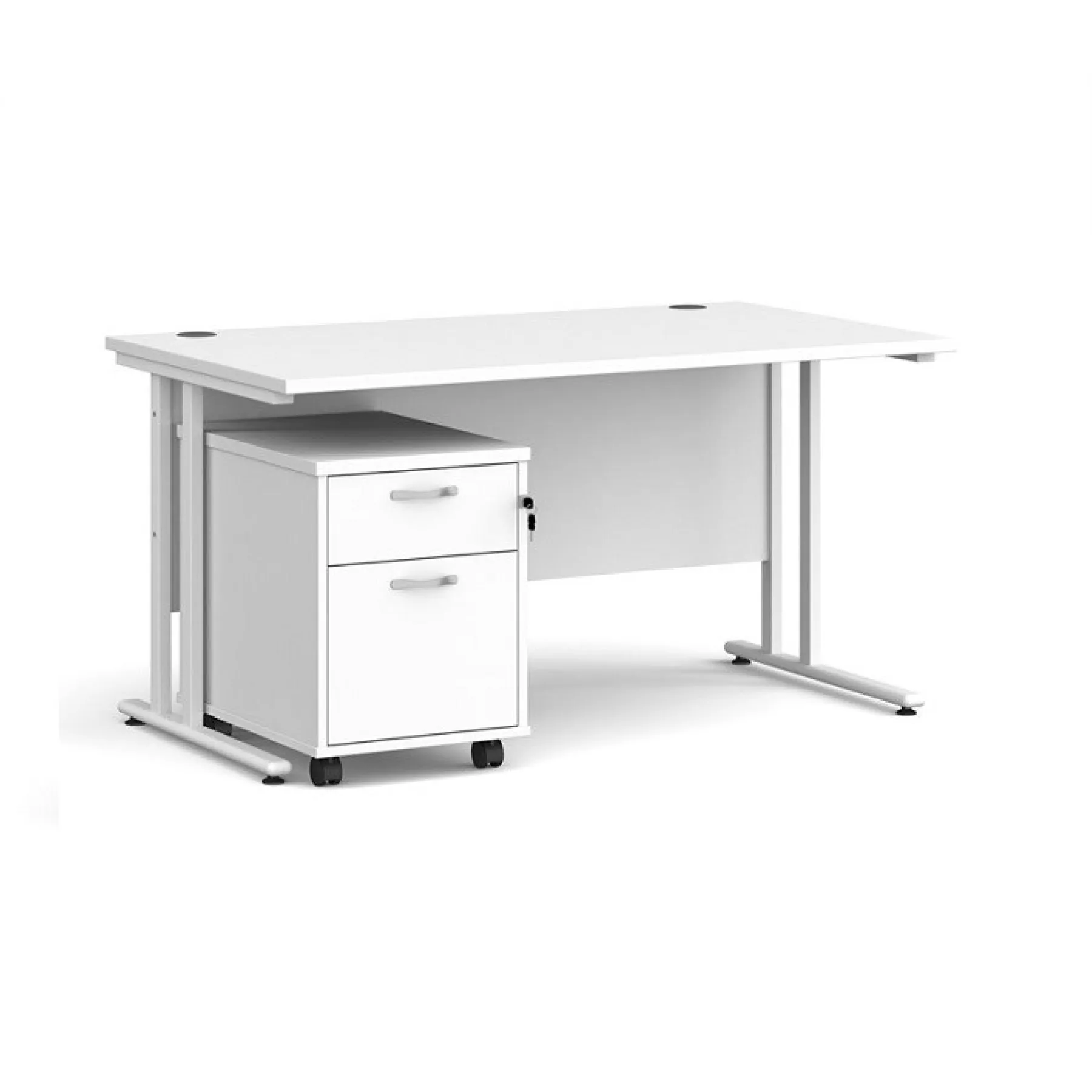 LOF Direct Dams Maestro Desks SBWH214 WH White Desk