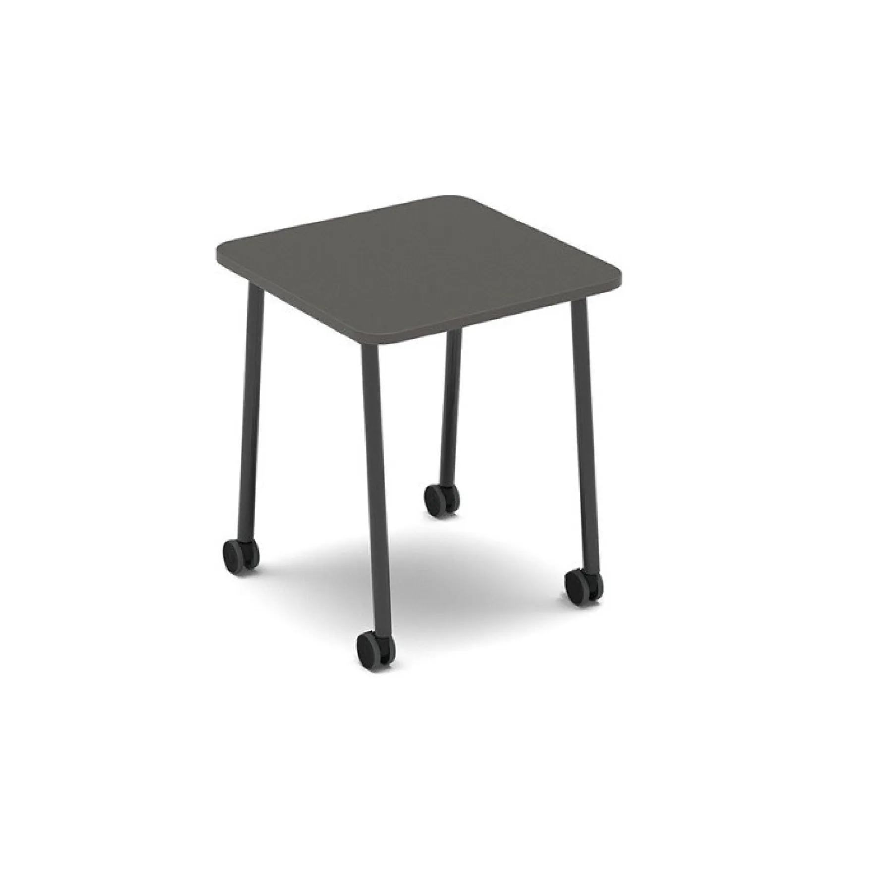 LOF Direct Show Agile Furniture Square Table On Wheels SHW DT07 OG