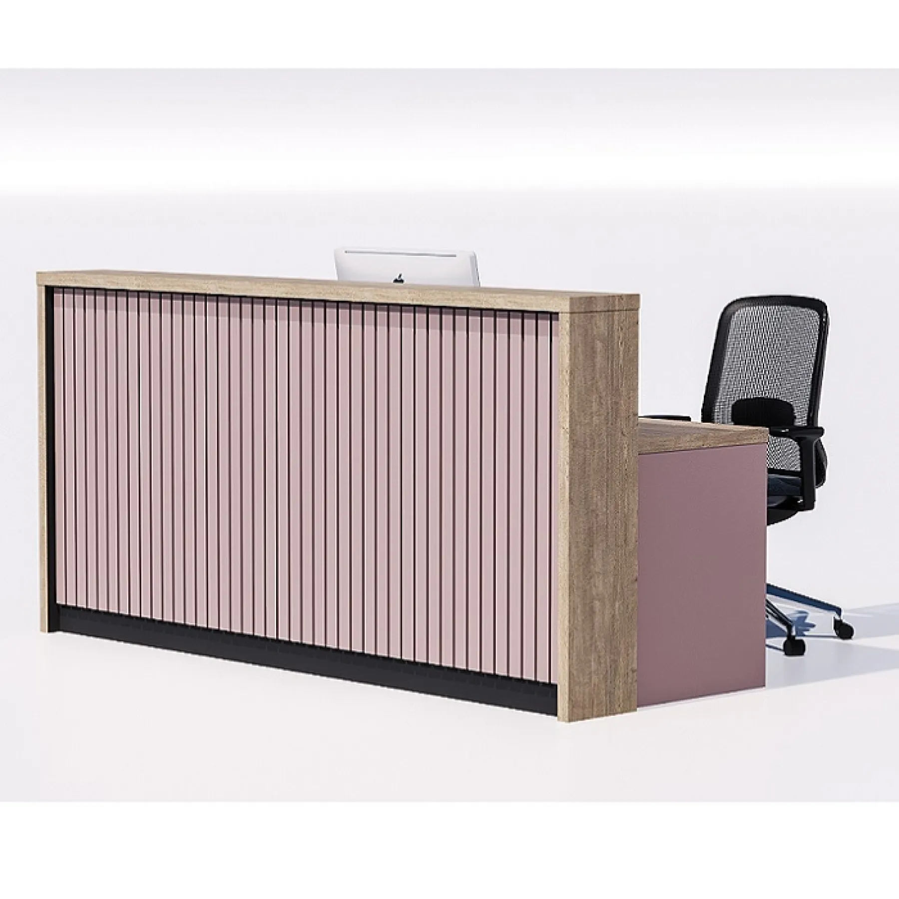 LOF Direct Stave Compact Reception Desk Clarke Rendall