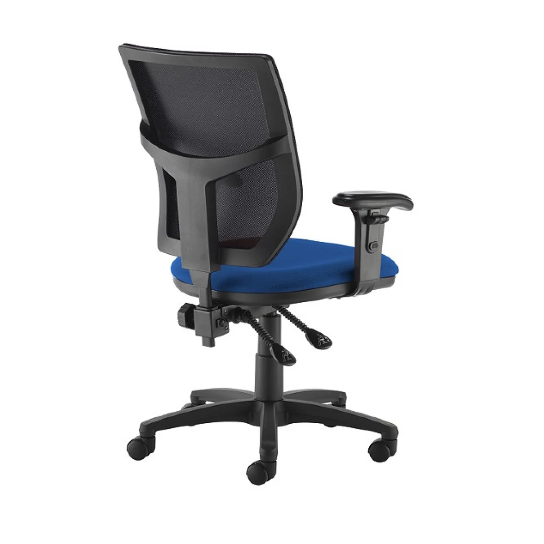 LOF Direct Dams Altino Mesh Back Chair Black Fabric AH12 000 BLU Rear