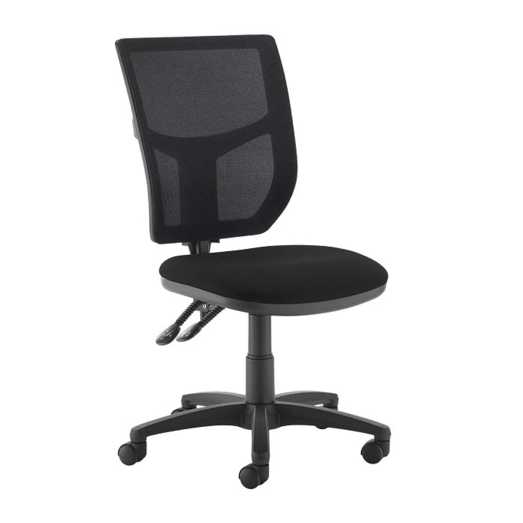 LOF Direct Dams Altino Mesh Back Chair Black Fabric AH10 000 BLK