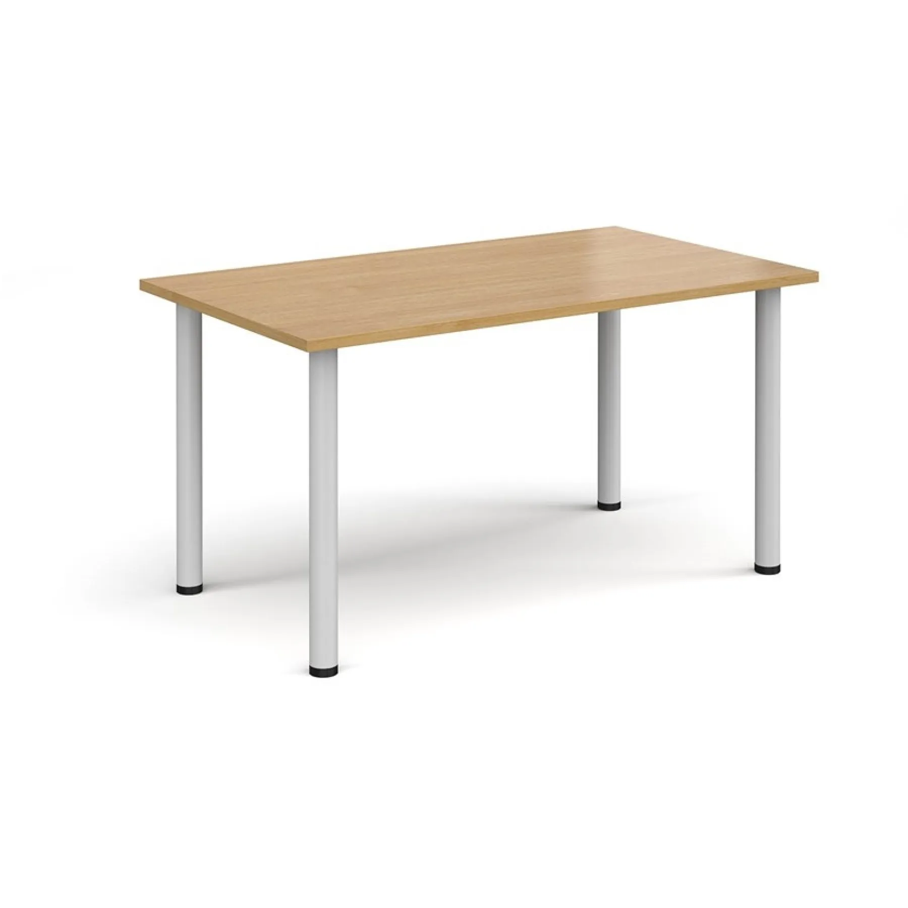 LOF Direct Dams Radial Leg Table Oak White