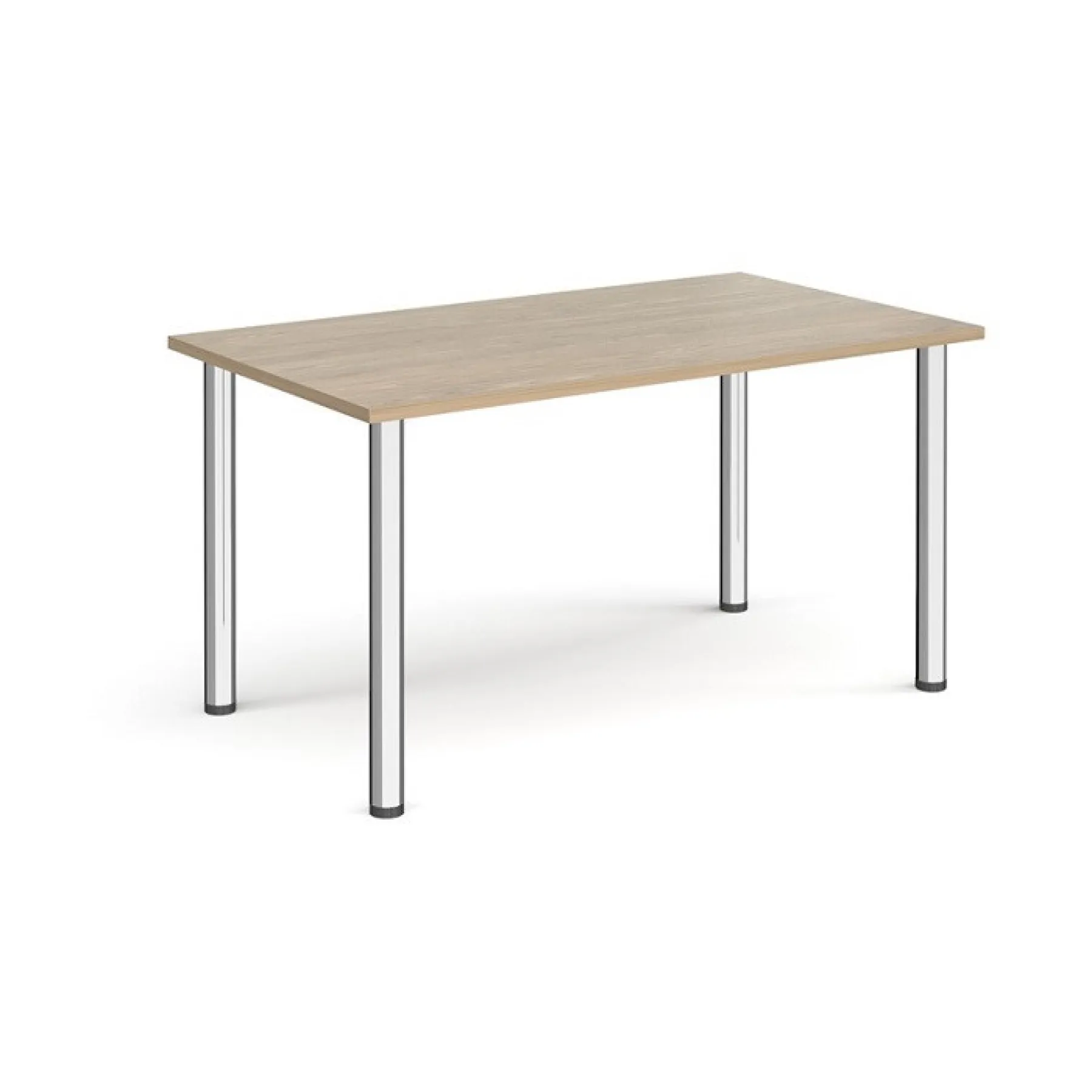 LOF Direct Dams Radial Leg Table Barcelona Walnut Chrome