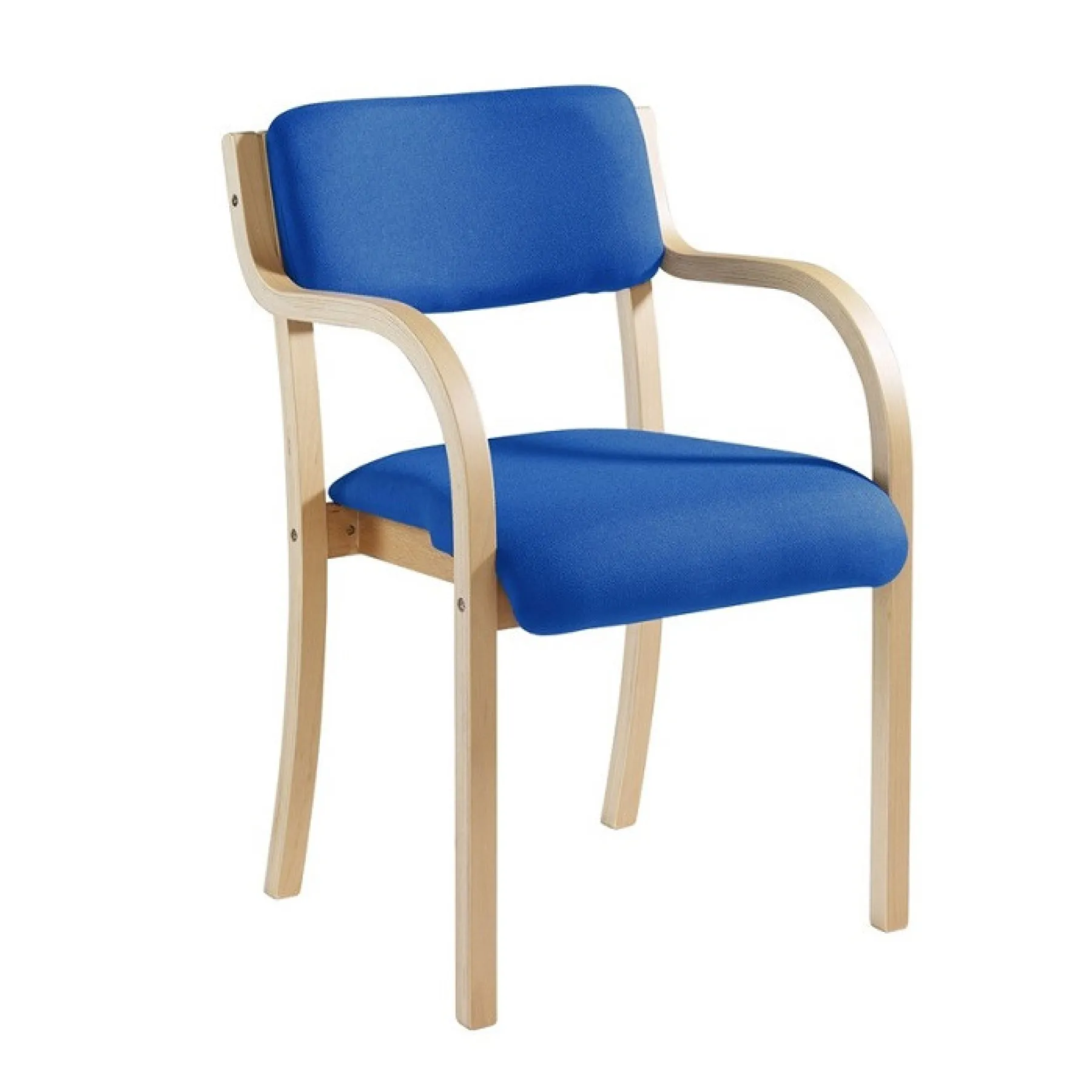 LOF Direct Dams Prague Meeting Chairs Blue Fabric PRA50001