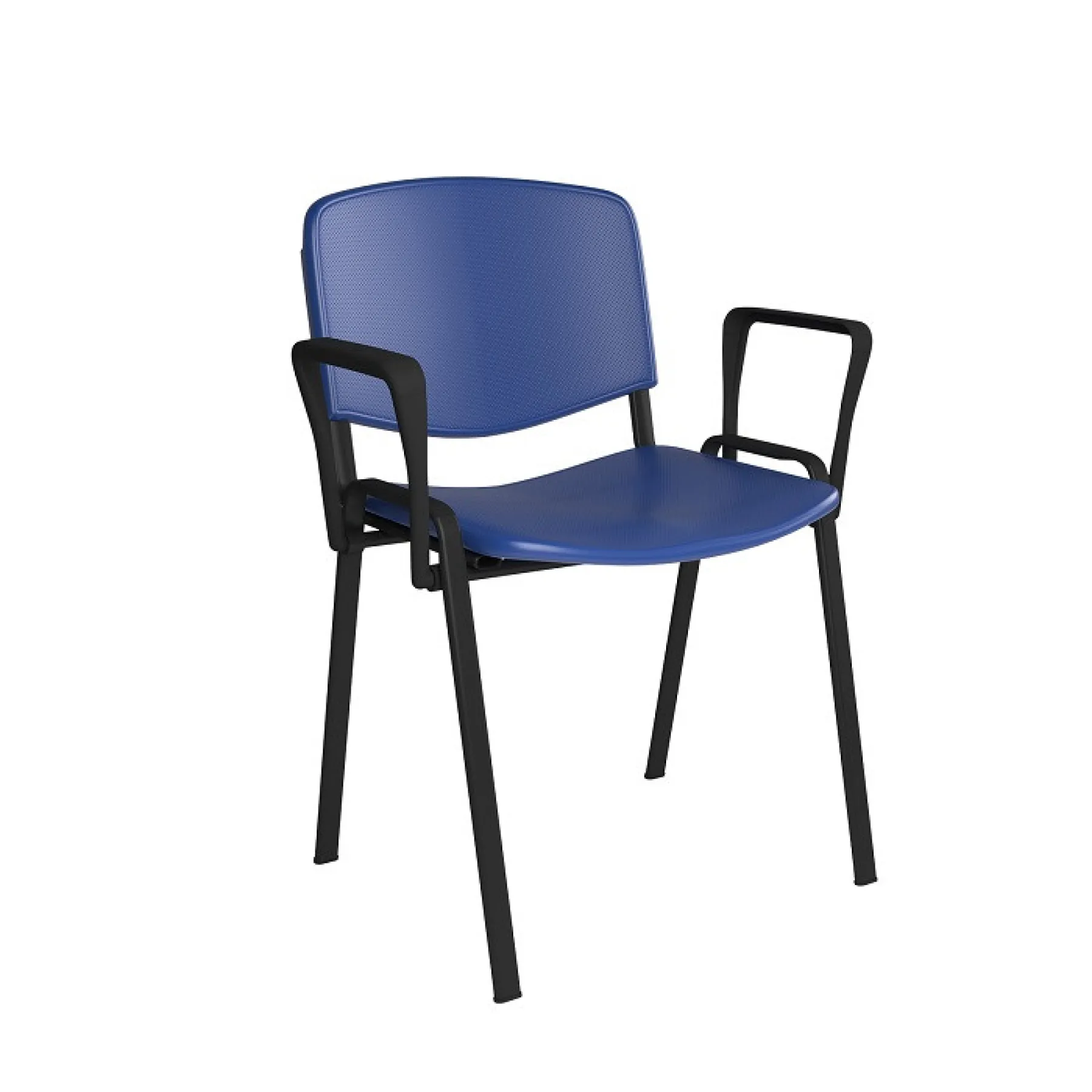 LOF Direct Dams Taurus Plastic Chairs Blue TAU40003 PB Front