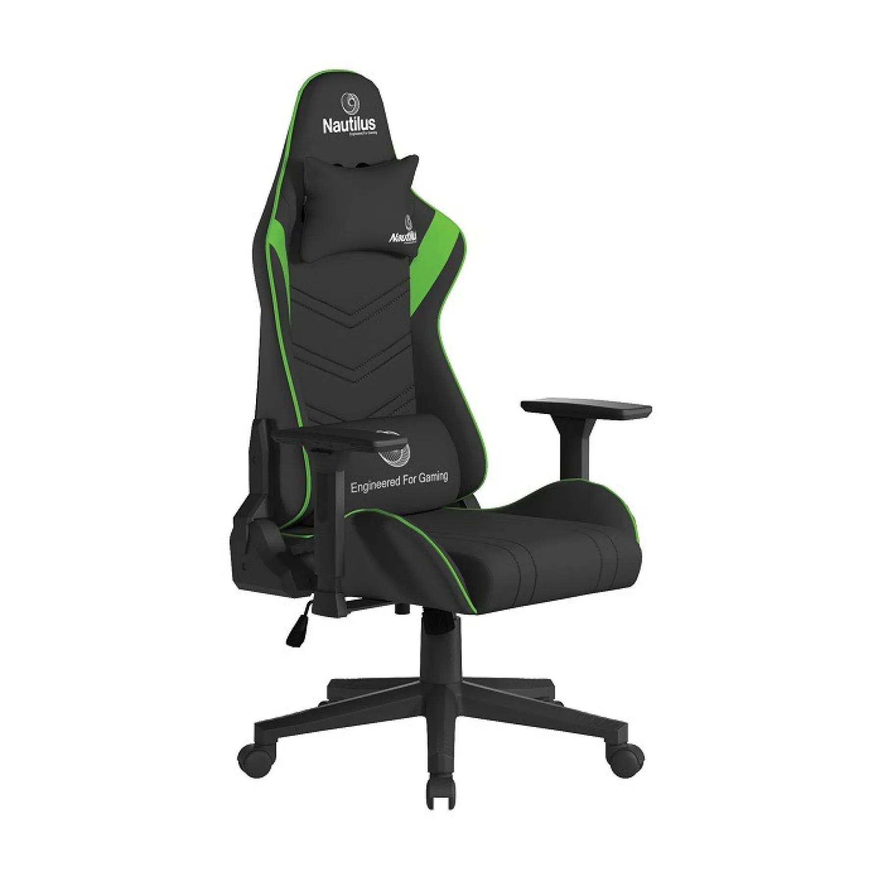 LOF Direct Nautilus Apollo Gaming Chair Green Black BCP B390 BK GR