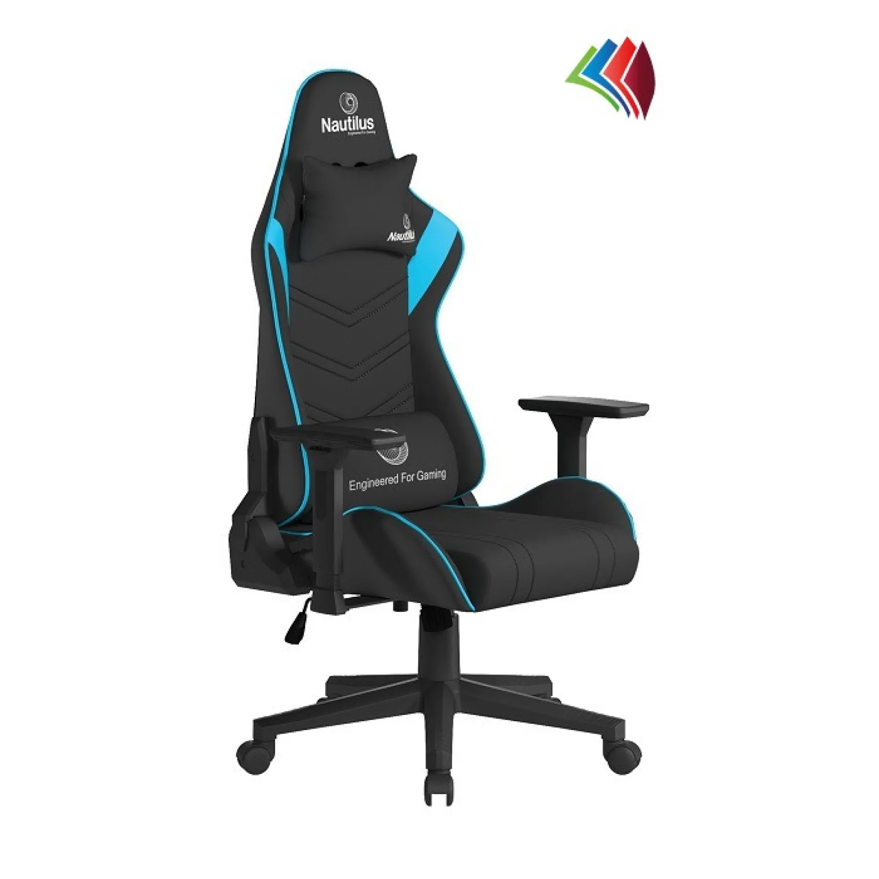 LOF Direct Nautilus Apollo Gaming Chair Blue Black Main Image