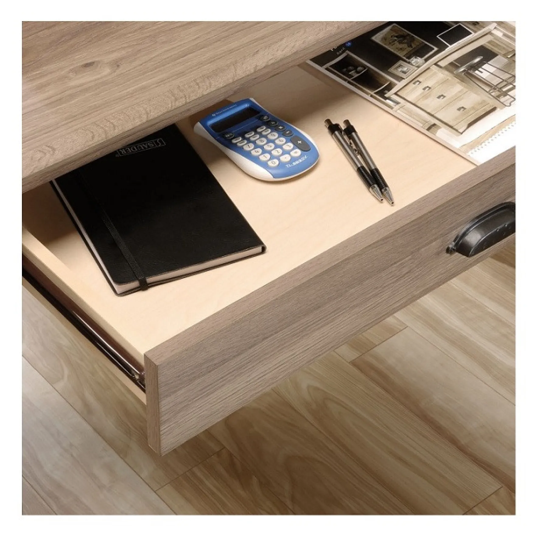 LOF Direct Teknik Barrister Home L Shaped Desk 5418270 7