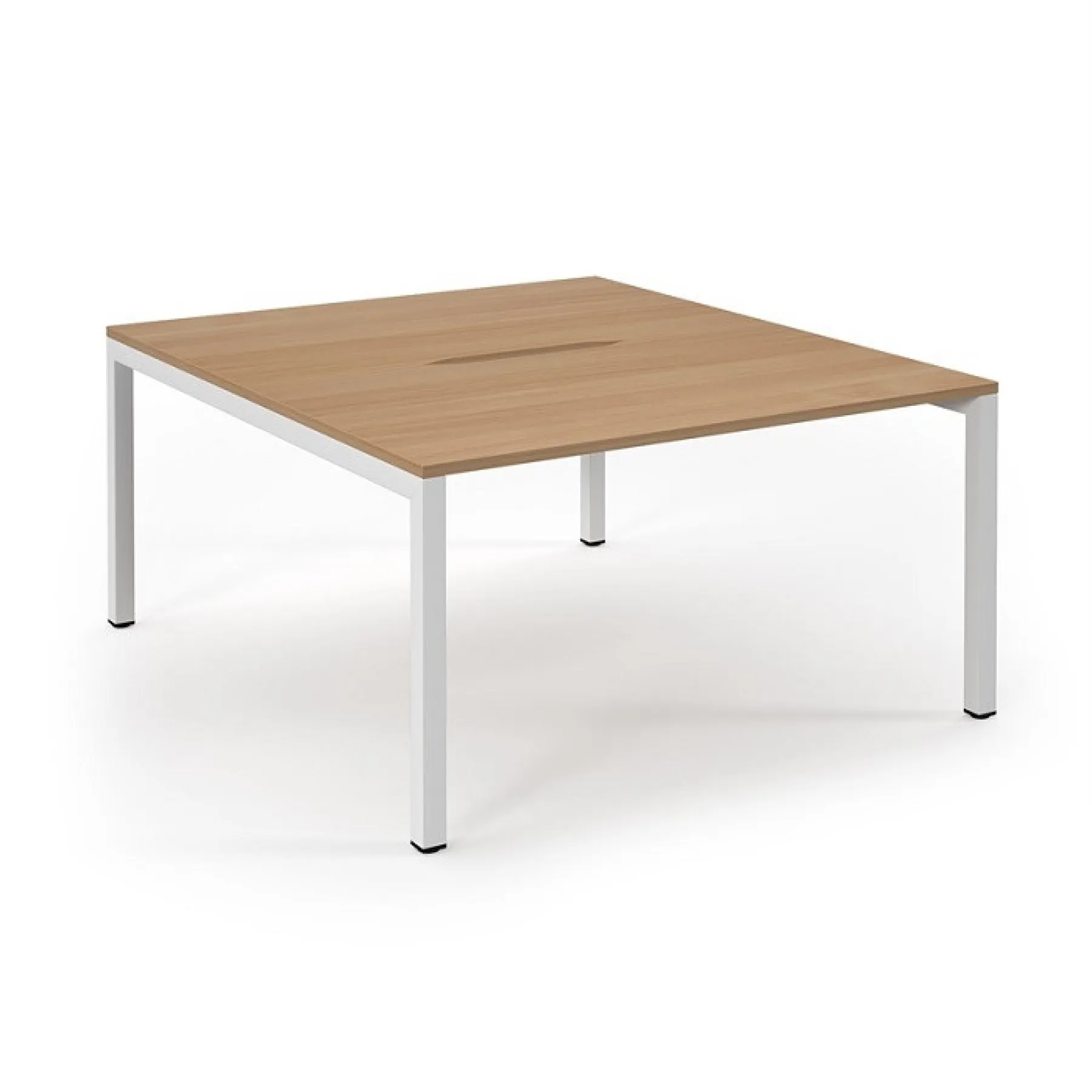 LOF Direct Dams Connex 2 2 Desk Bench Desks SCO1416 WH B