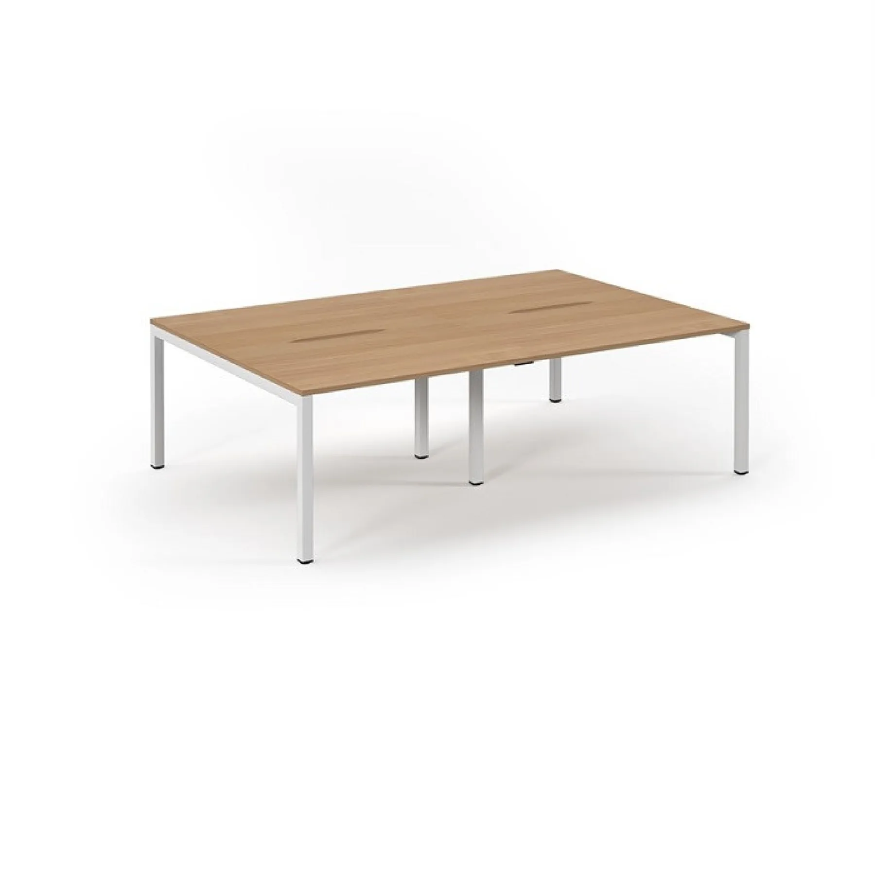 LOF Direct Dams Connex 2 4 Desk Bench Desks SCO2416 WH B