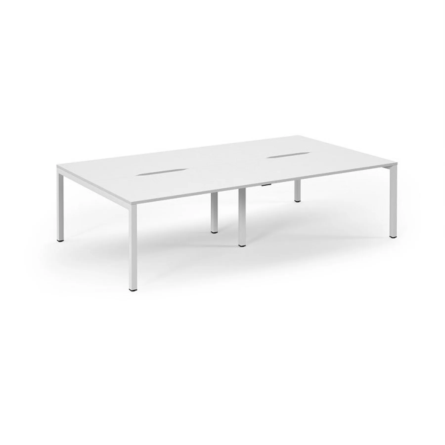 LOF Direct Dams Connex 2 4 Desk Bench Desks SCO2816 WH WH