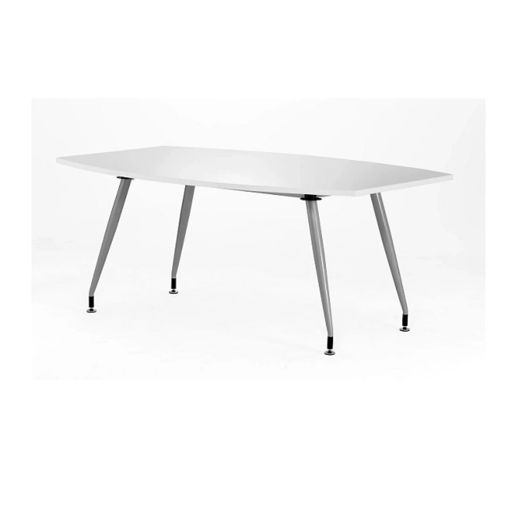 LOF Direct Dynamic White High Gloss Boardroom Table