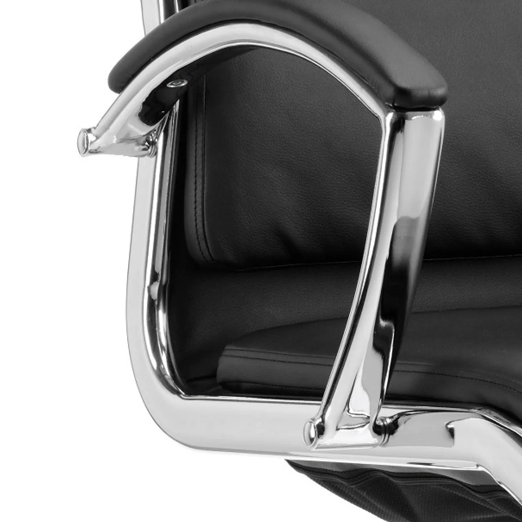 LOF Direct Classic Meeting Chair Black Leather BR000030 Arm