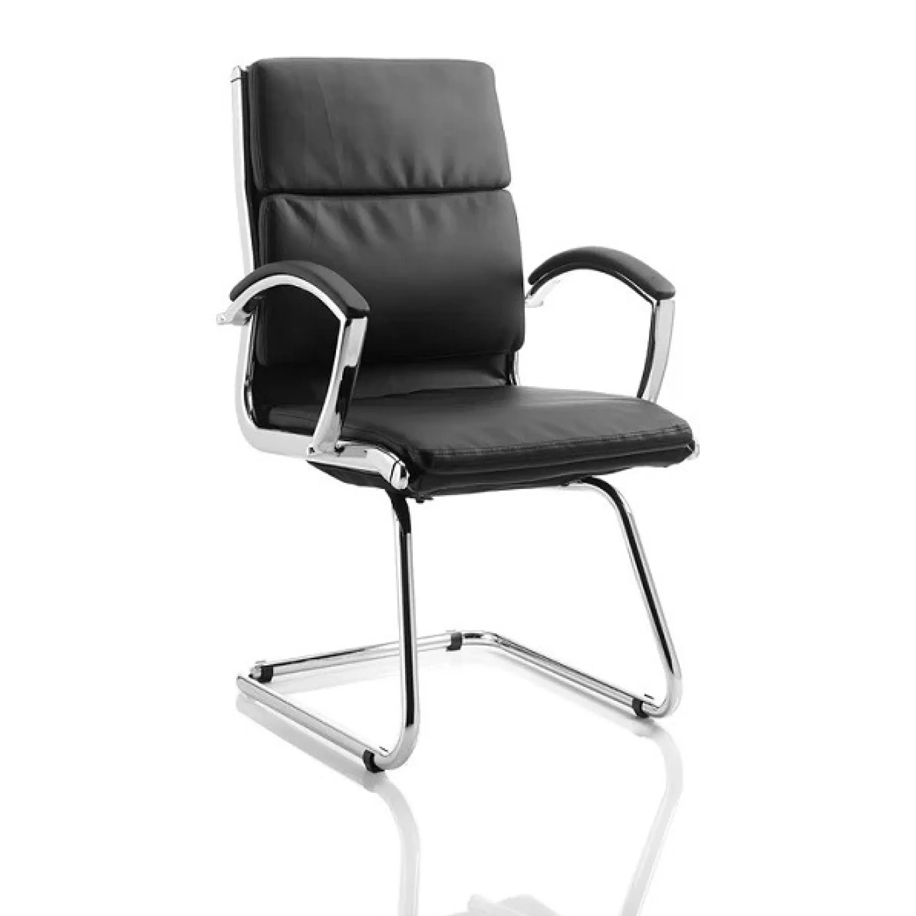 LOF Direct Classic Meeting Chair Black Leather BR000030