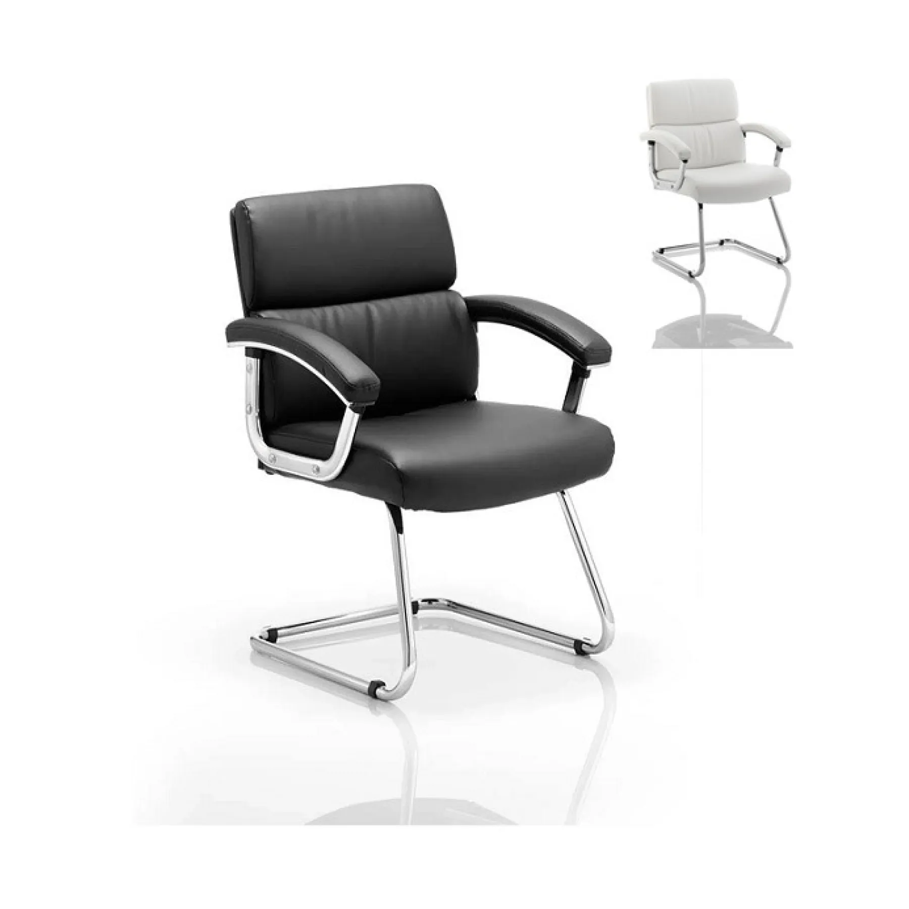 LOF Direct Desire Meeting Chair Black Leather BR000033