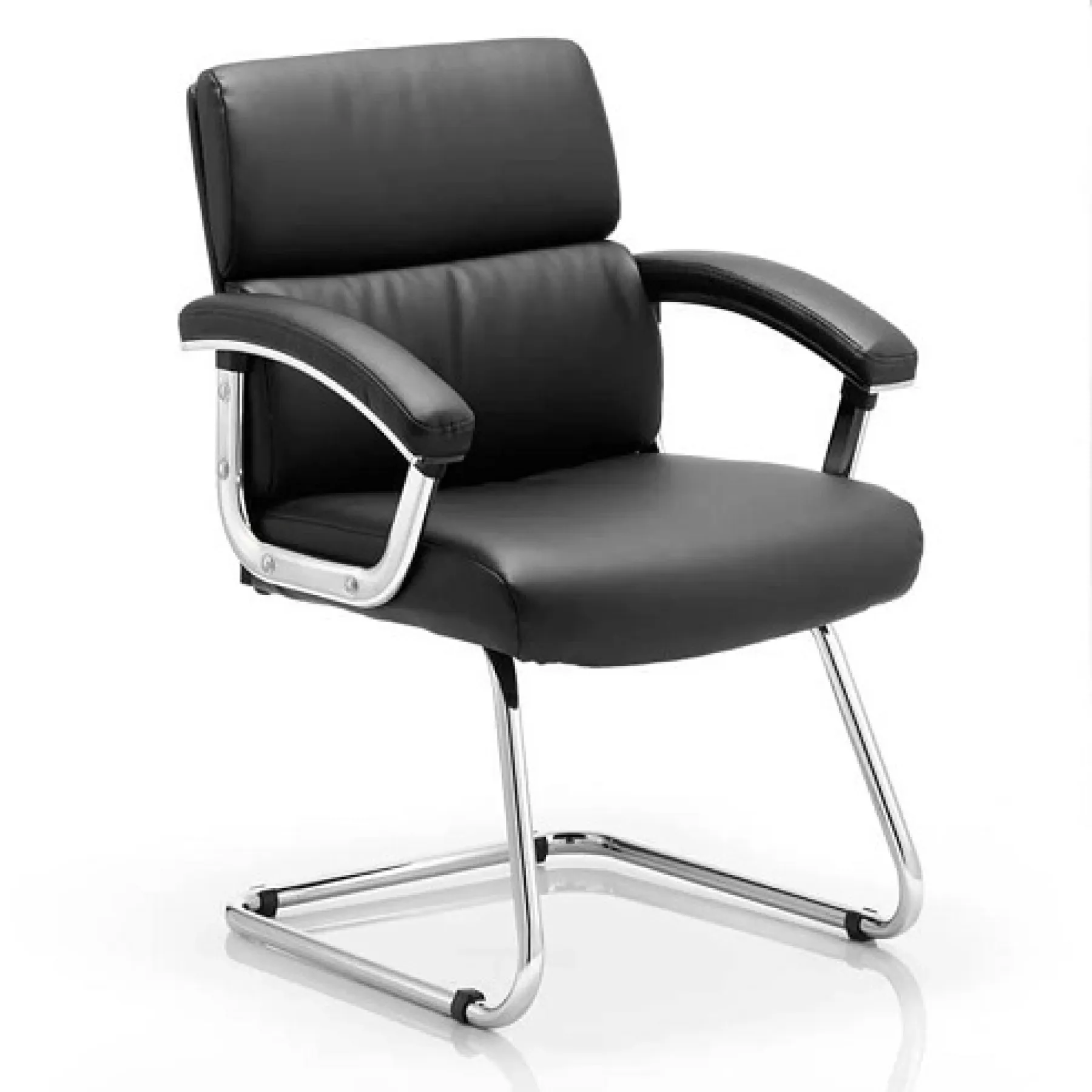 LOF Direct Desire Meeting Chair Black Leather BR000033 2