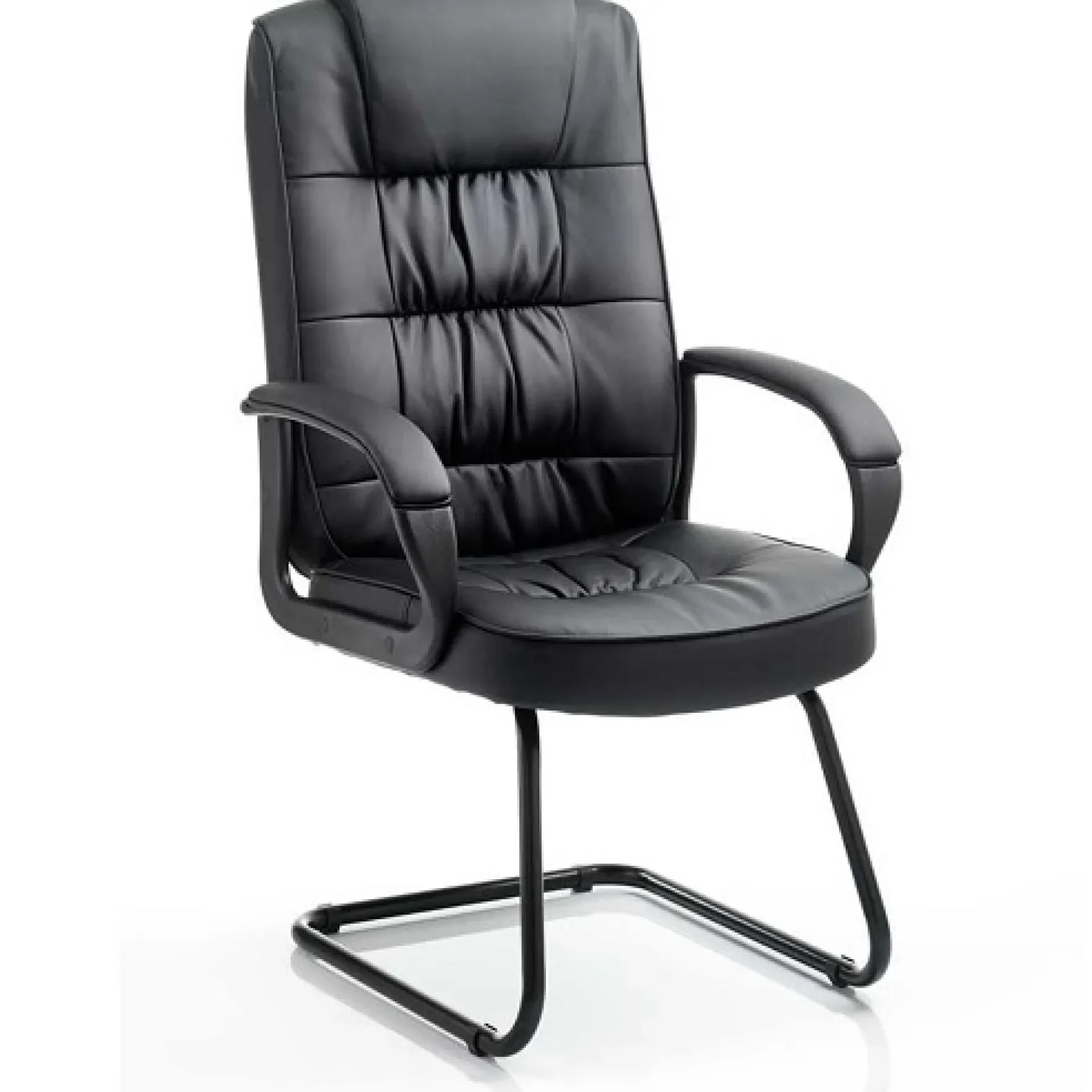 LOF Direct Moore Boardroom Chair Black Leather KC0151