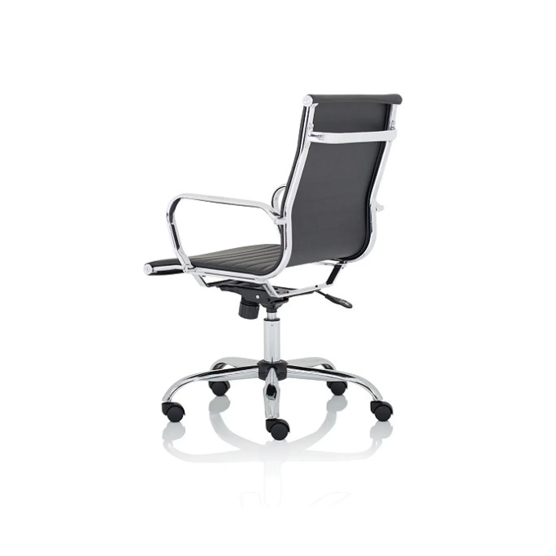 LOF Direct Nola Medium Back Executive Chair Black OP000225 Rear