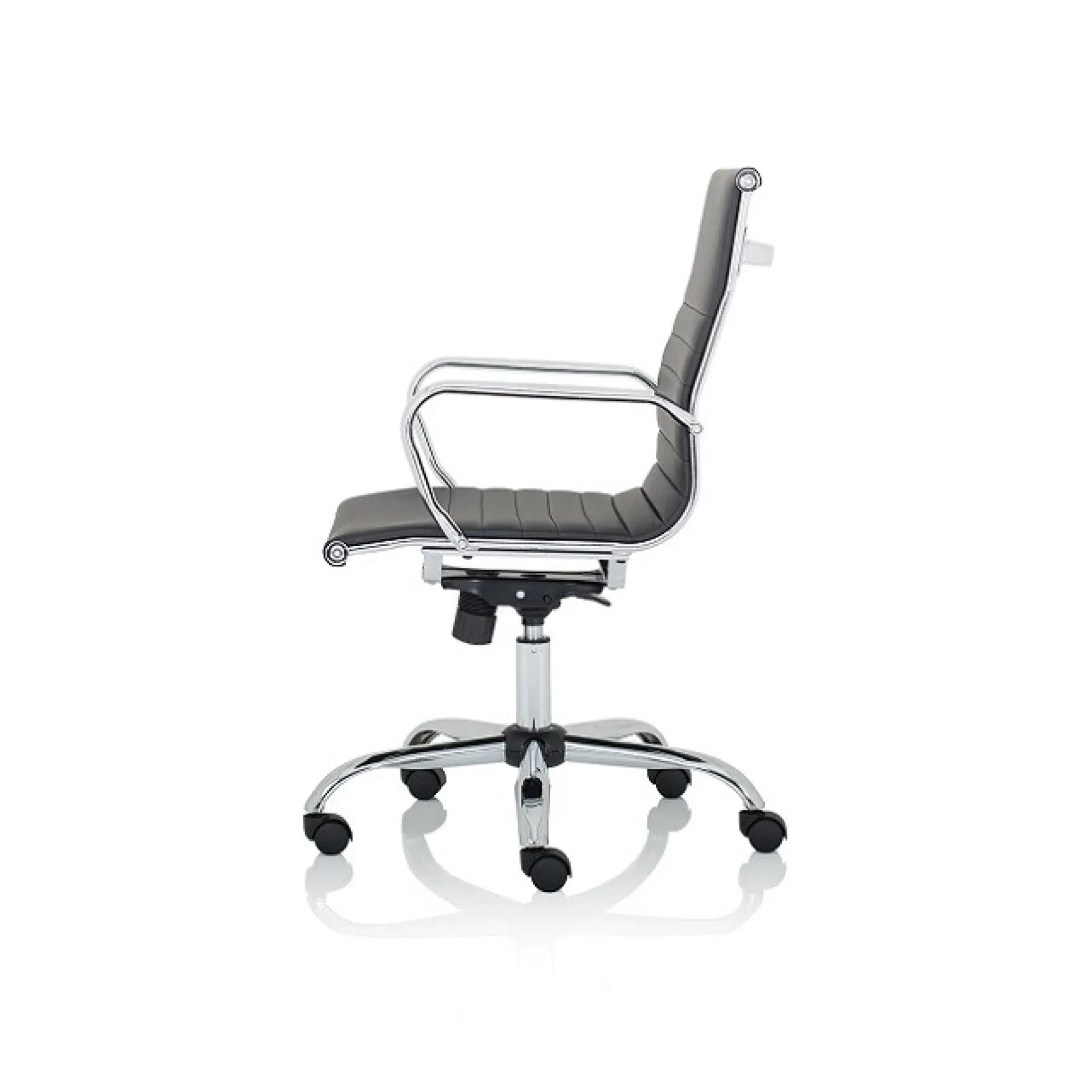 LOF Direct Nola Medium Back Executive Chair Black OP000225 Side