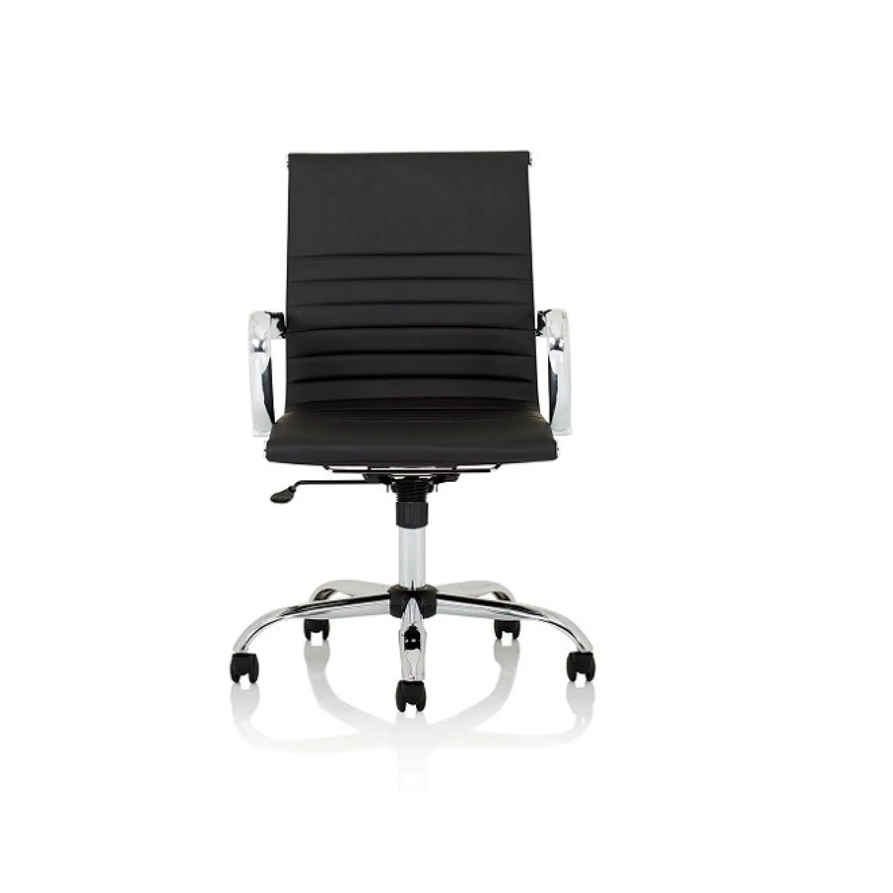 LOF Direct Nola Medium Back Executive Chair Black OP000225 Front