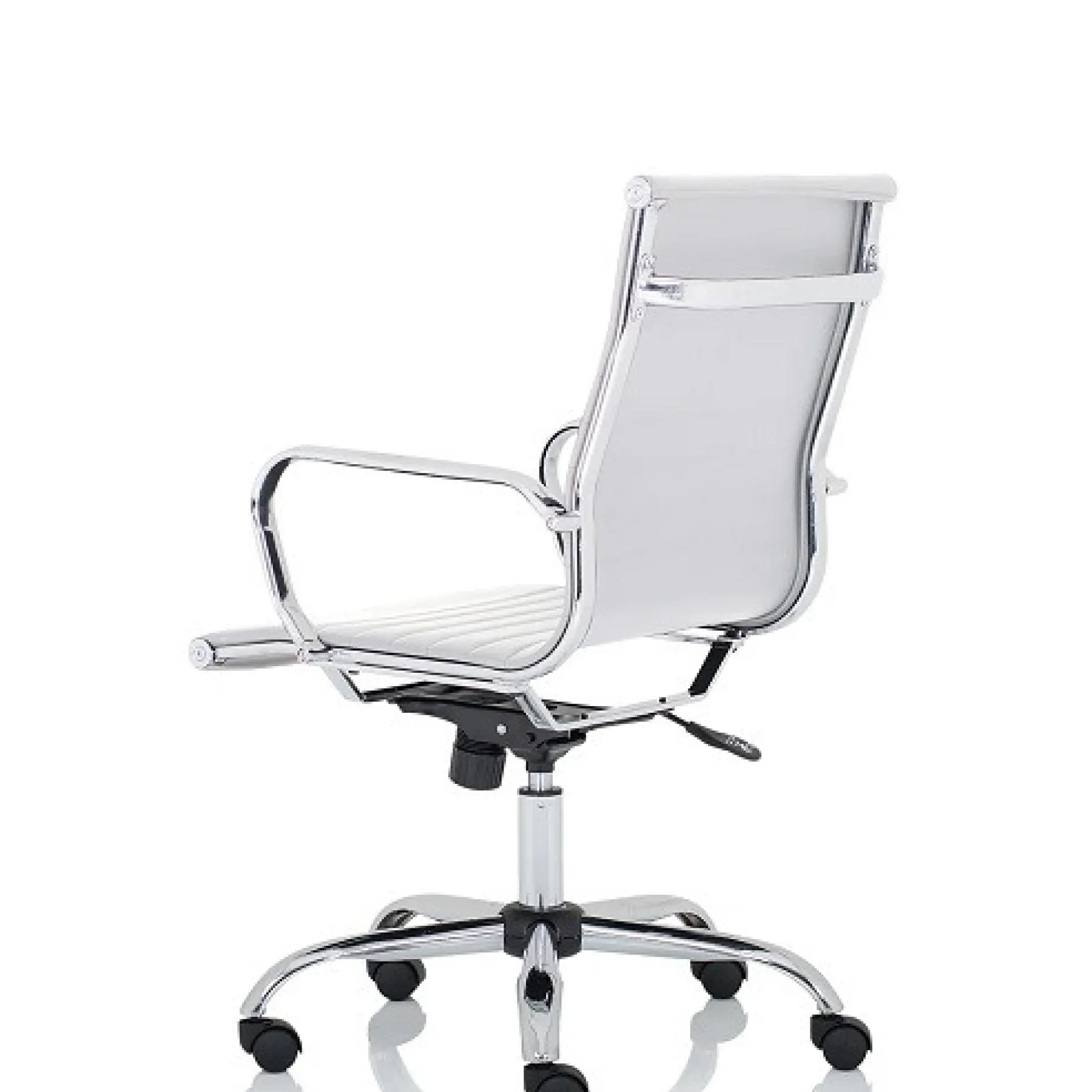 LOF Direct Nola Medium Back Executive Chair White OP000257 Rear