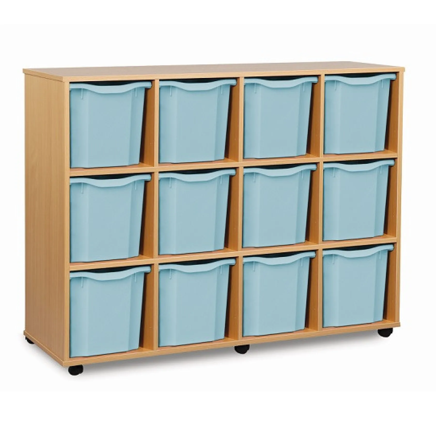 LOF Direct Monarch MEQ1015 12 Quad Tray Unit Dark Light Blue