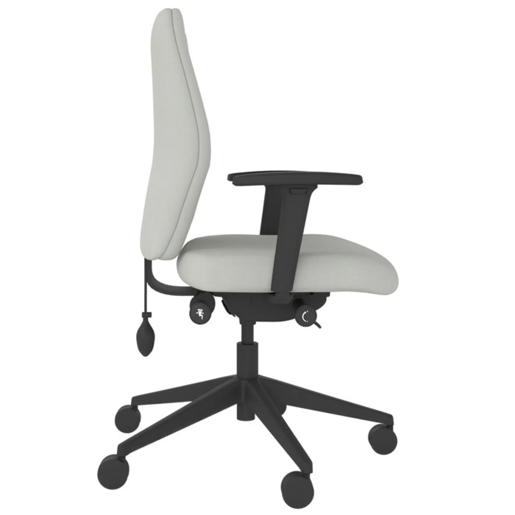 LOF Direct MDK Solo Medium Back Chair SL202 SL204 Side