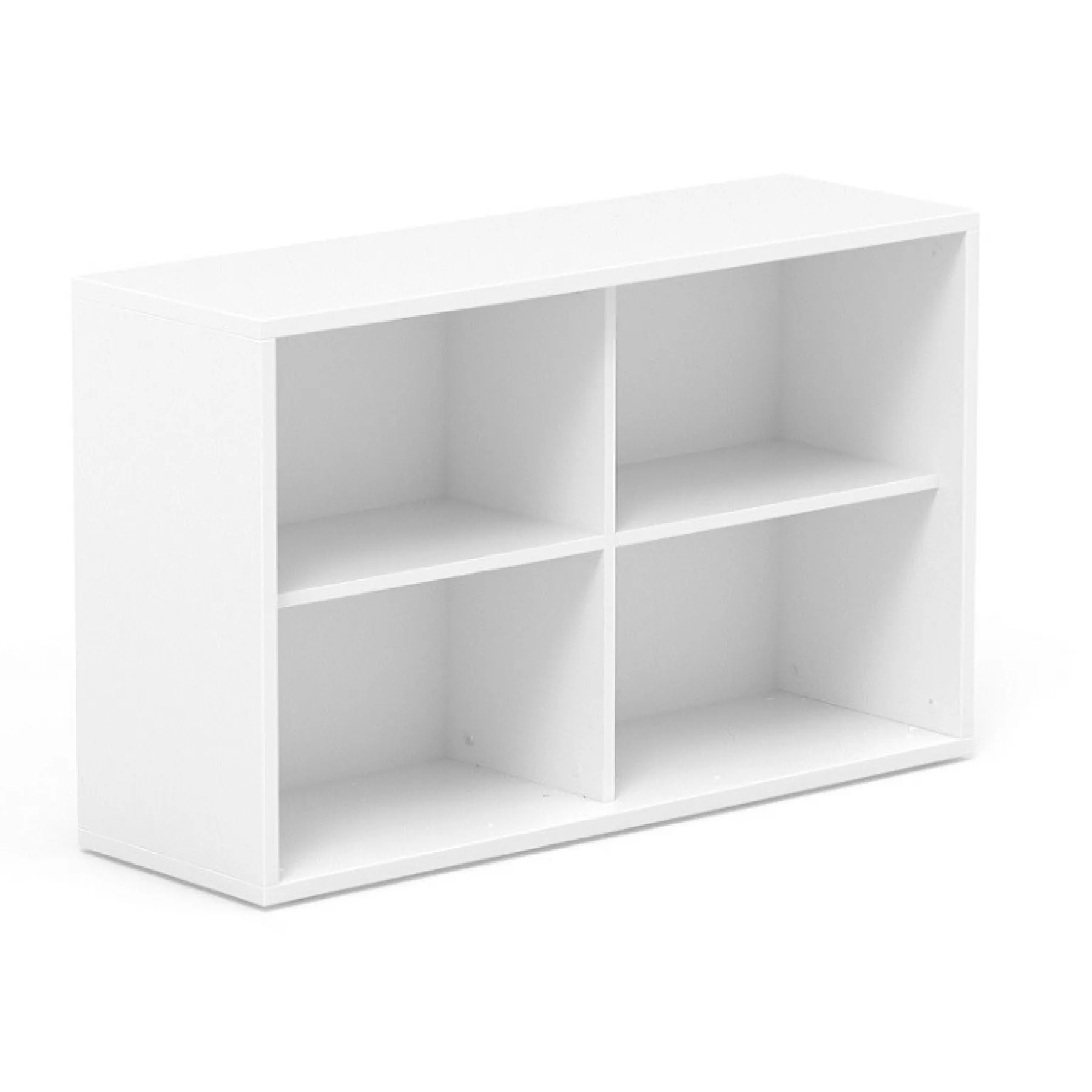 LOF Direct Formetiq Systm Bookcase Double Width SBC 145 2 White