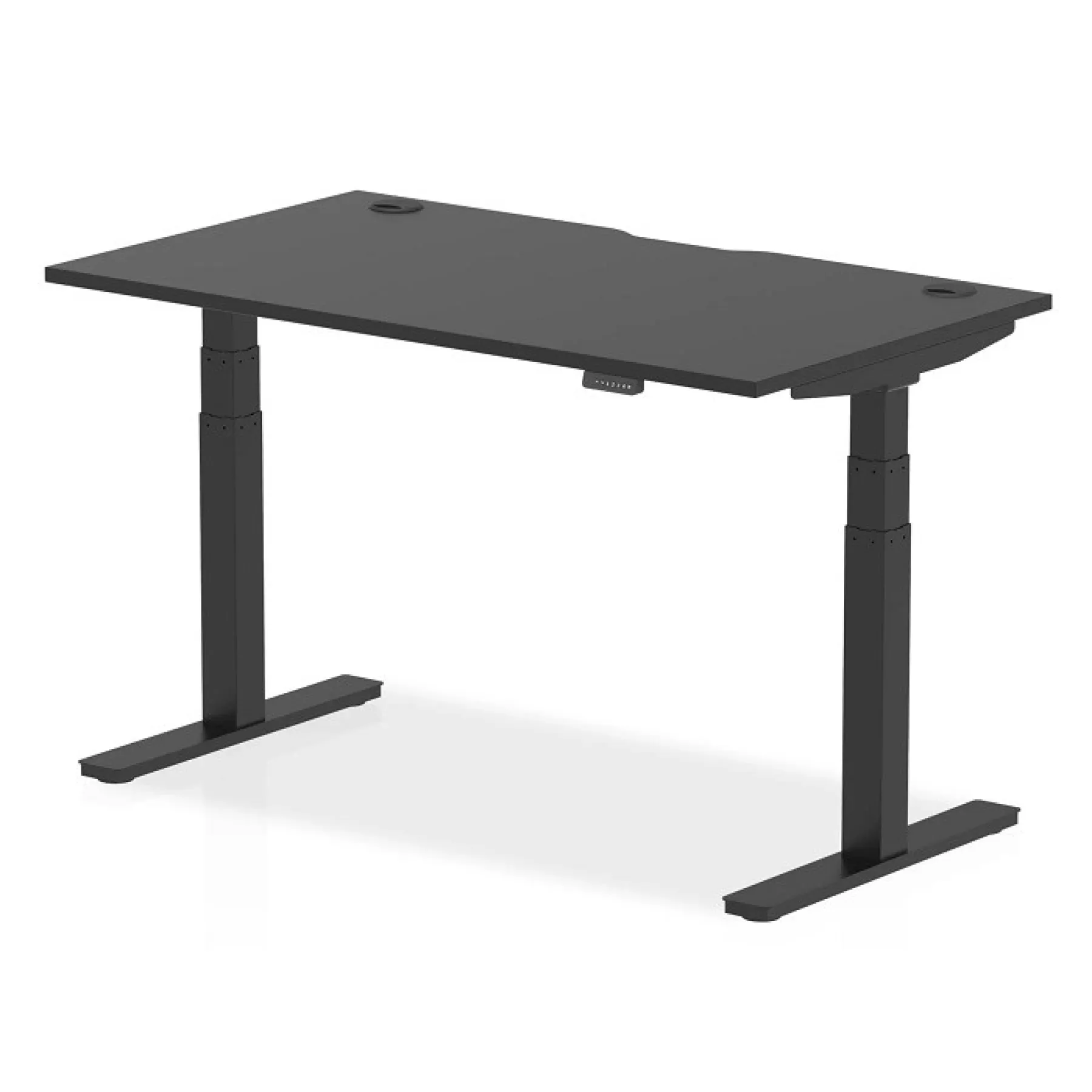 LOF Direct Air Height Adjustable Desk Black Black Frame