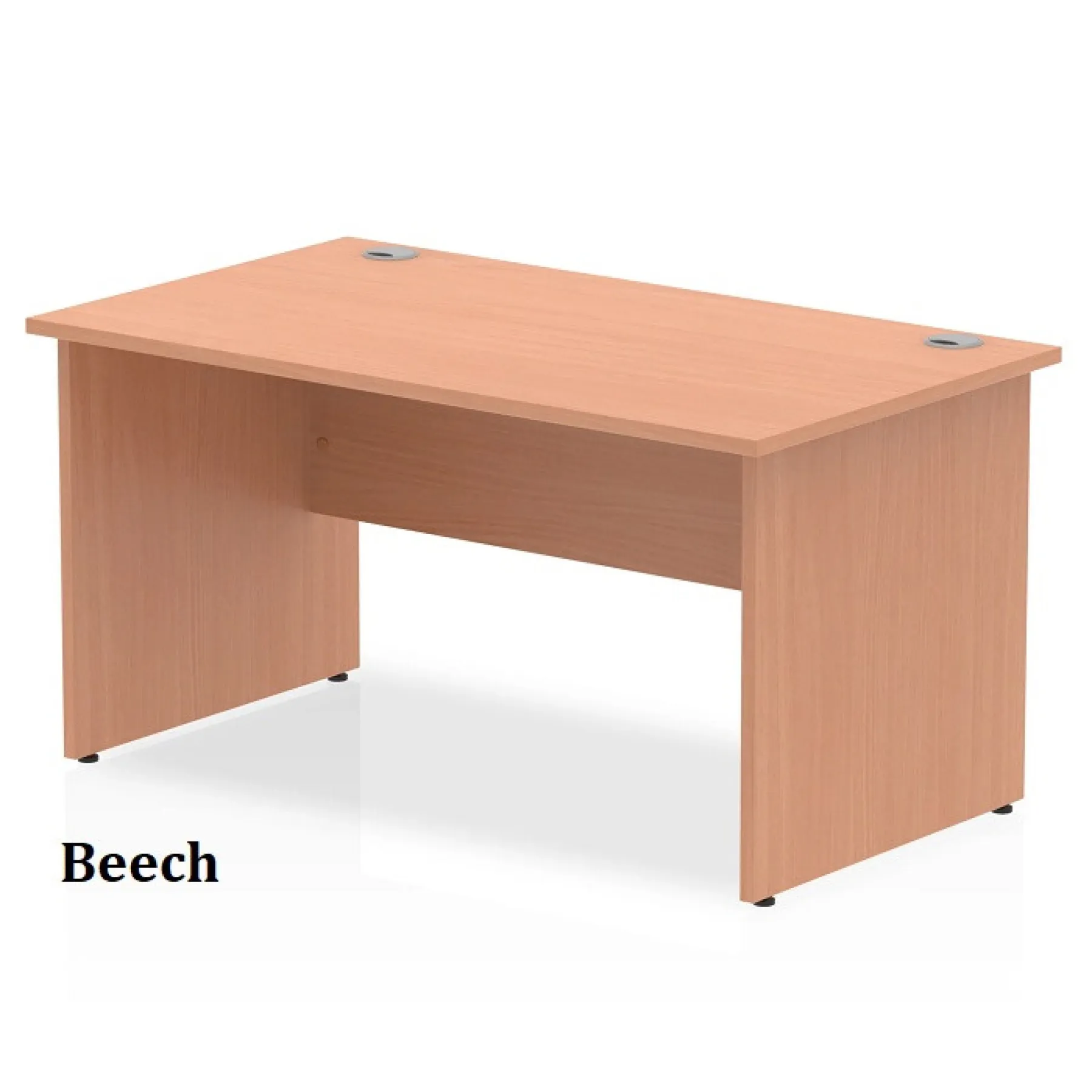 LOF Direct Dynamic Impulse Desk Panel Ended Beech