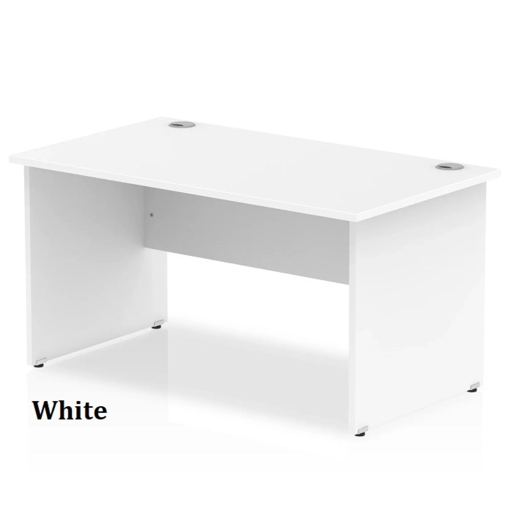 LOF Direct Dynamic Impulse Desk Panel Ended White
