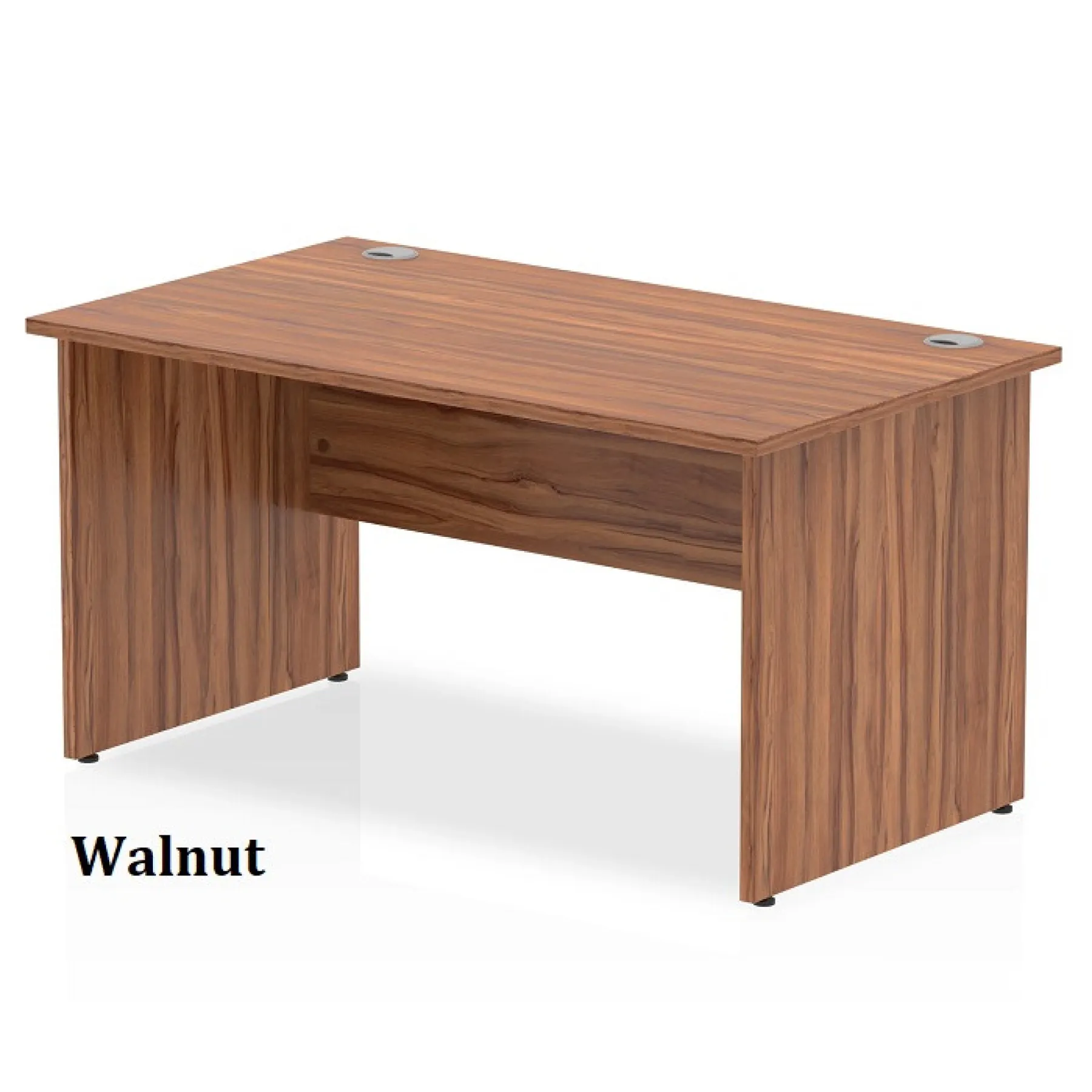 LOF Direct Dynamic Impulse Desk Panel Ended Walnut