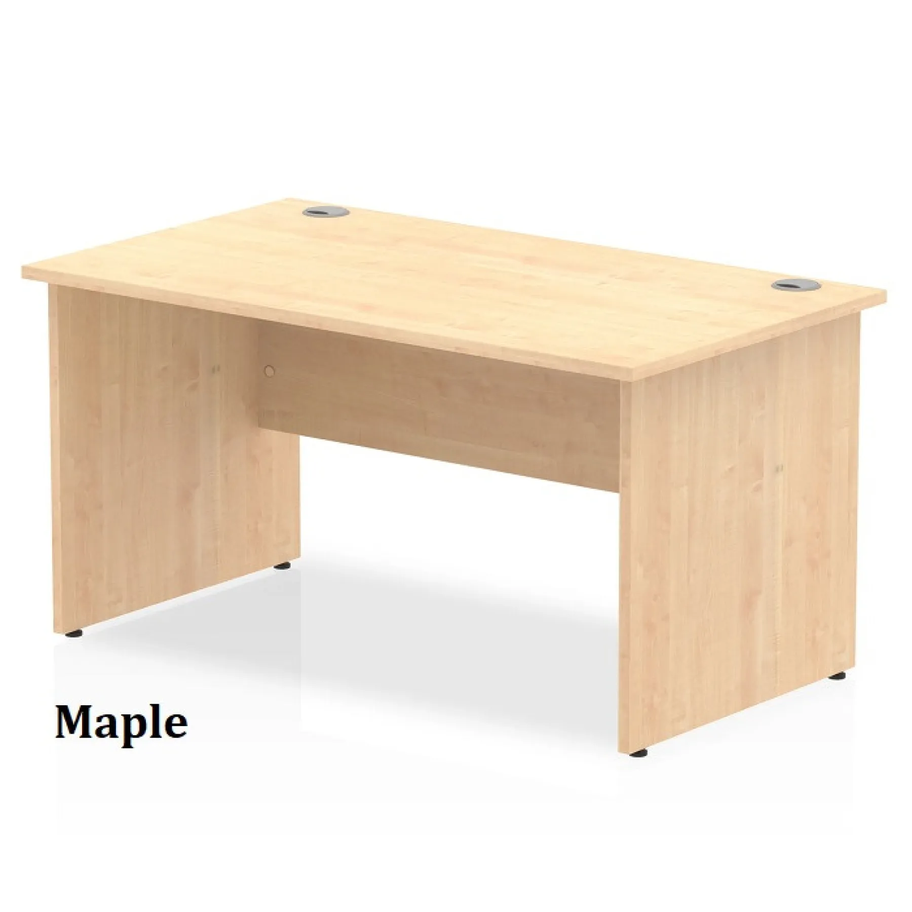 LOF Direct Dynamic Impulse Desk Panel Ended Maple