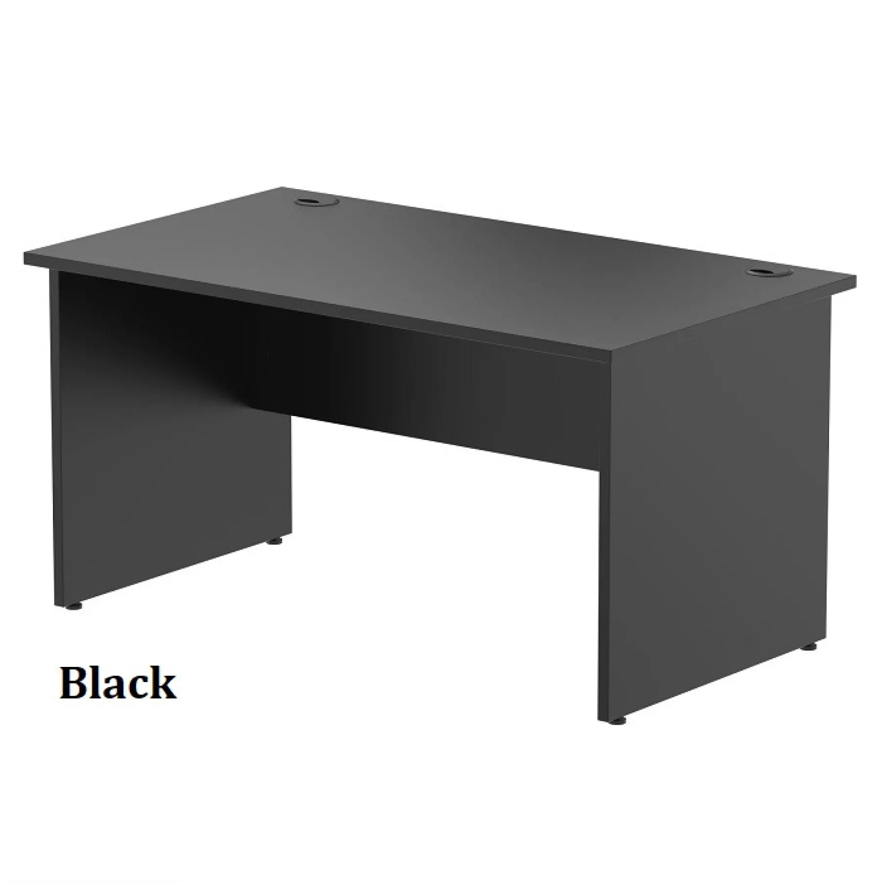 LOF Direct Dynamic Impulse Desk Panel Ended Black