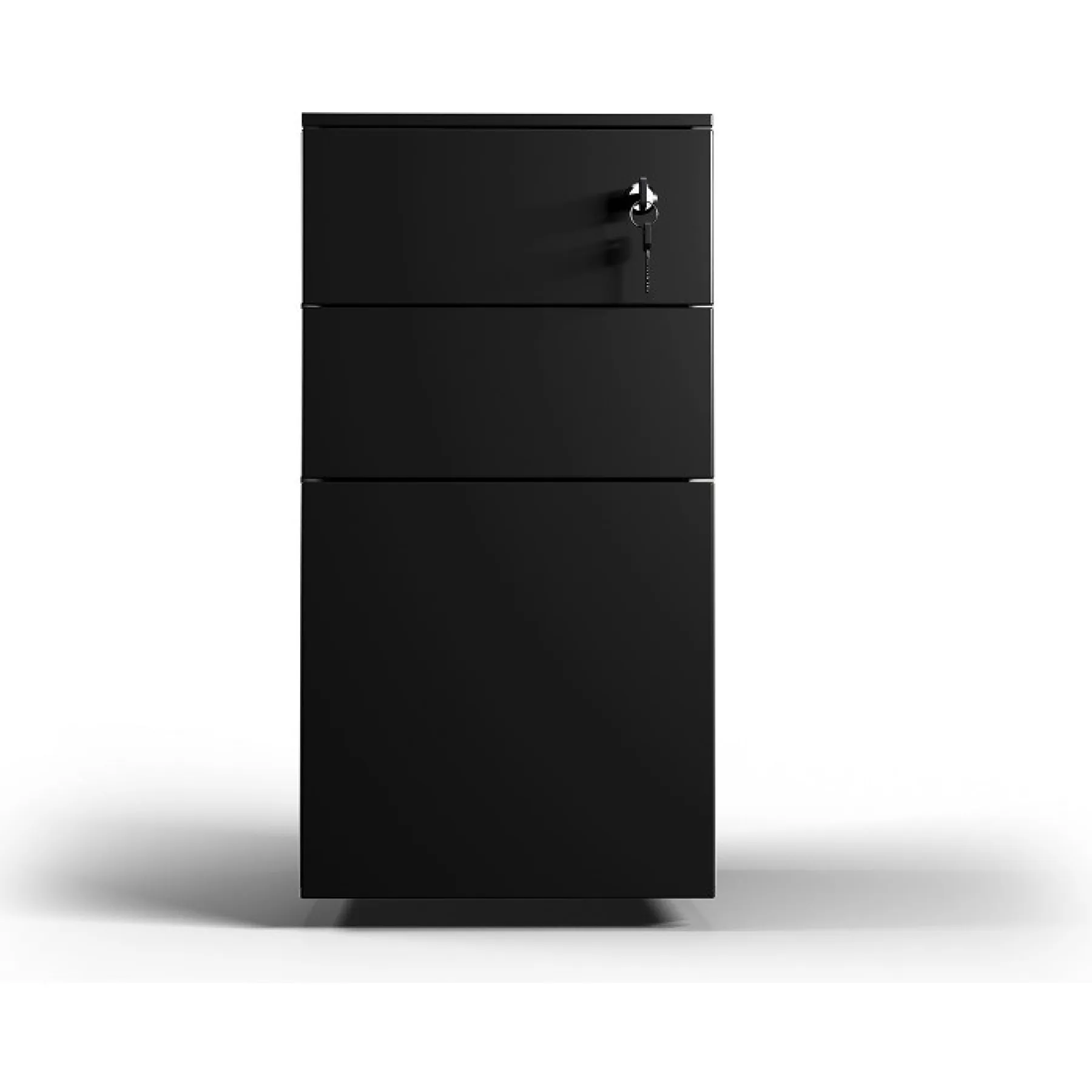 LOF Direct Formetiq Cube Narrow Steel Pedestals Black PMS3521 Front